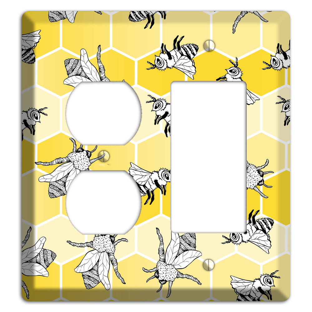 Hive Mind Scatter Duplex / Rocker Wallplate