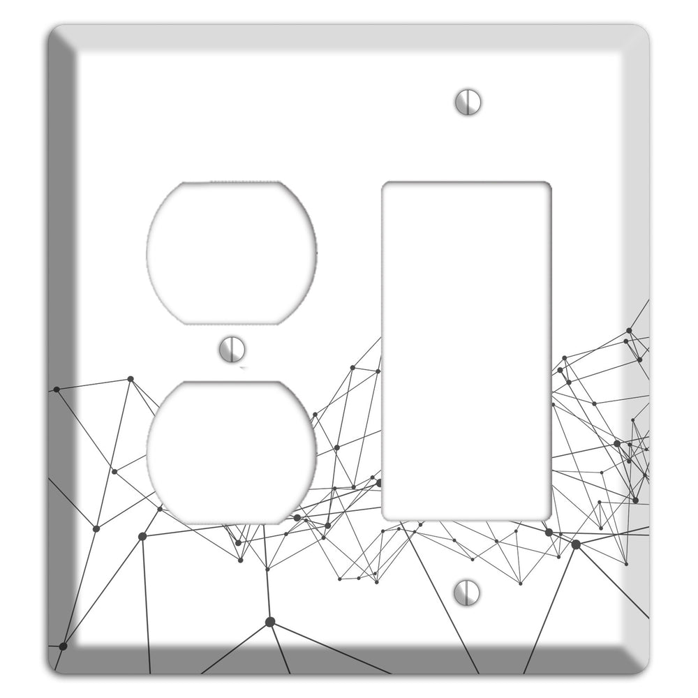 Fractured Cartography Duplex / Rocker Wallplate