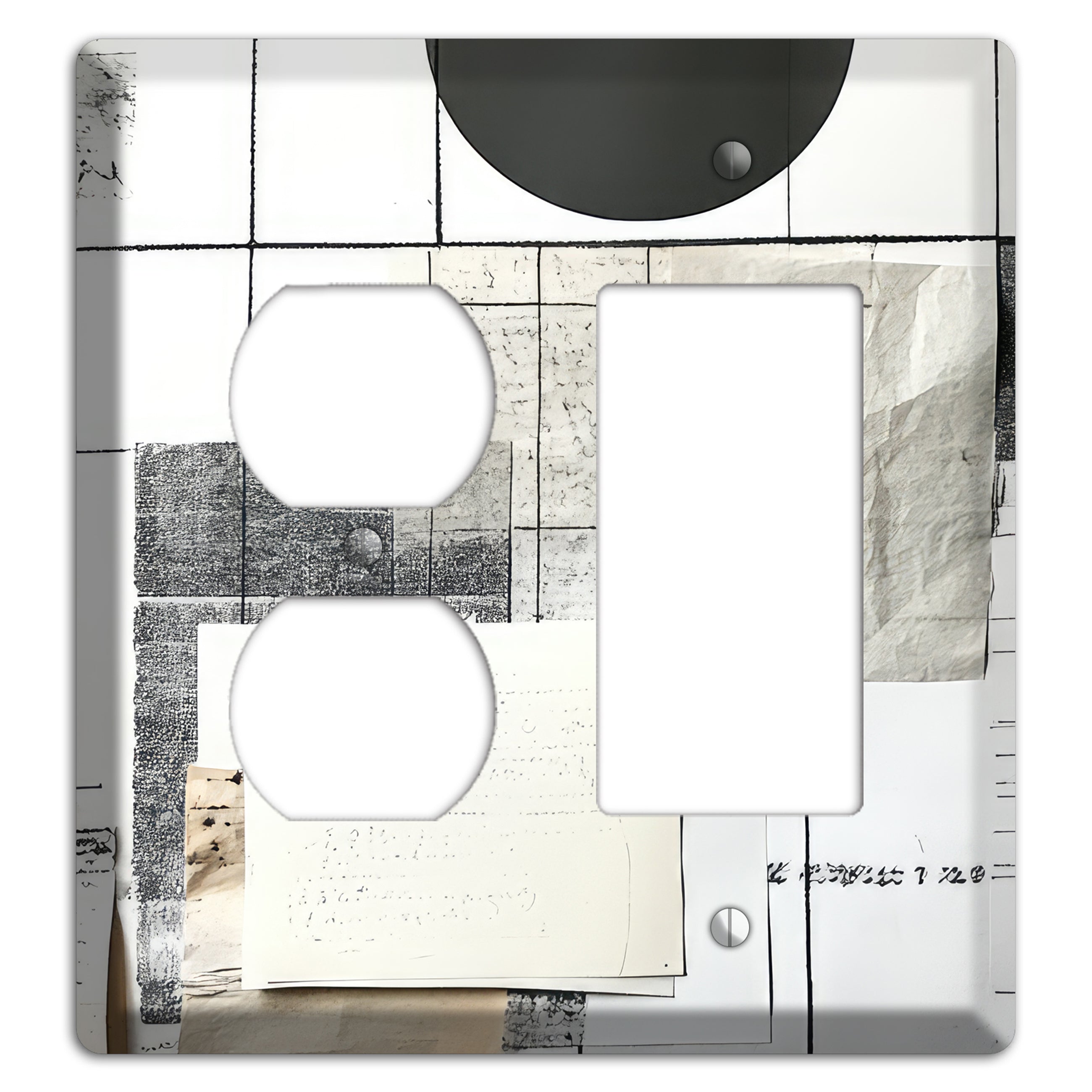 Paper & Memory Duplex / Rocker Wallplate