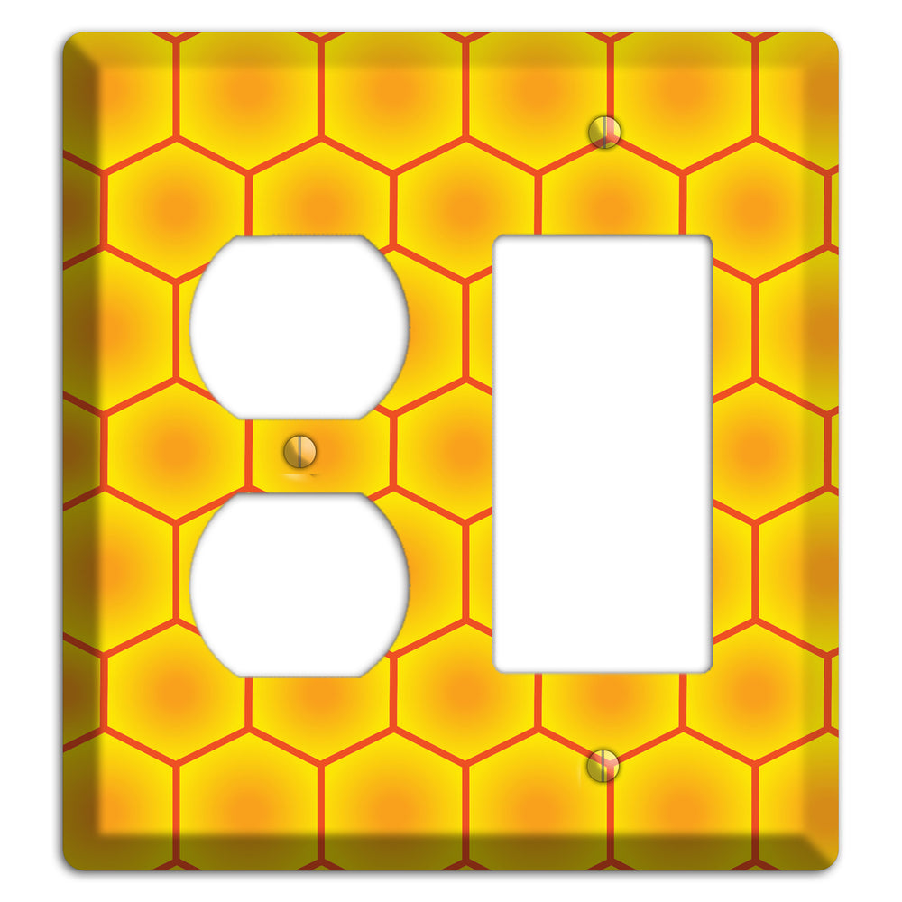 Golden Vault Cells Duplex / Rocker Wallplate