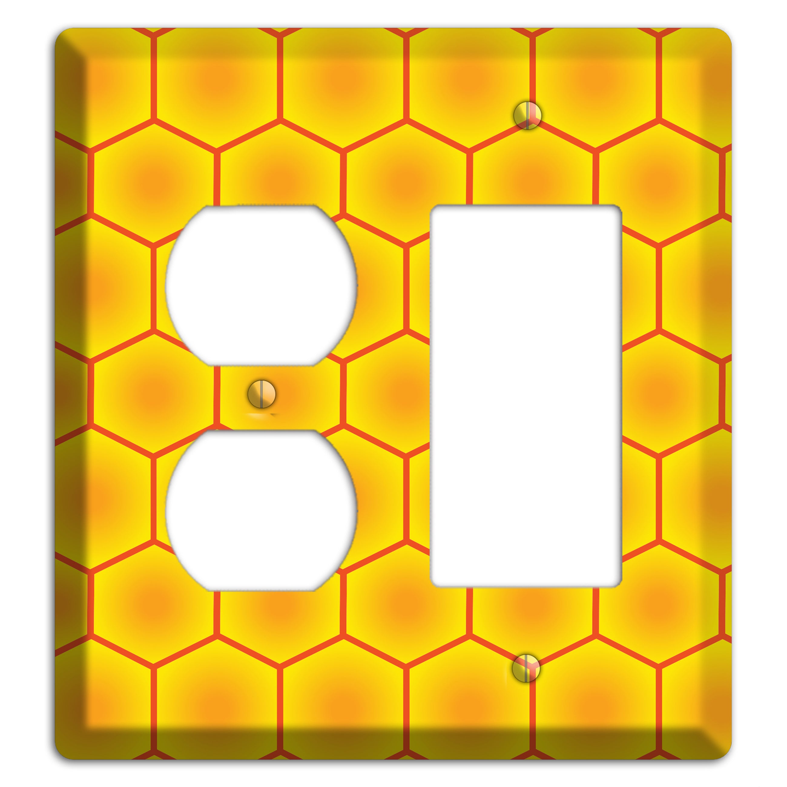 Golden Vault Cells Duplex / Rocker Wallplate