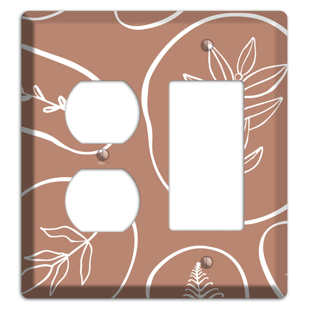 Pressed & Preserved Duplex / Rocker Wallplate