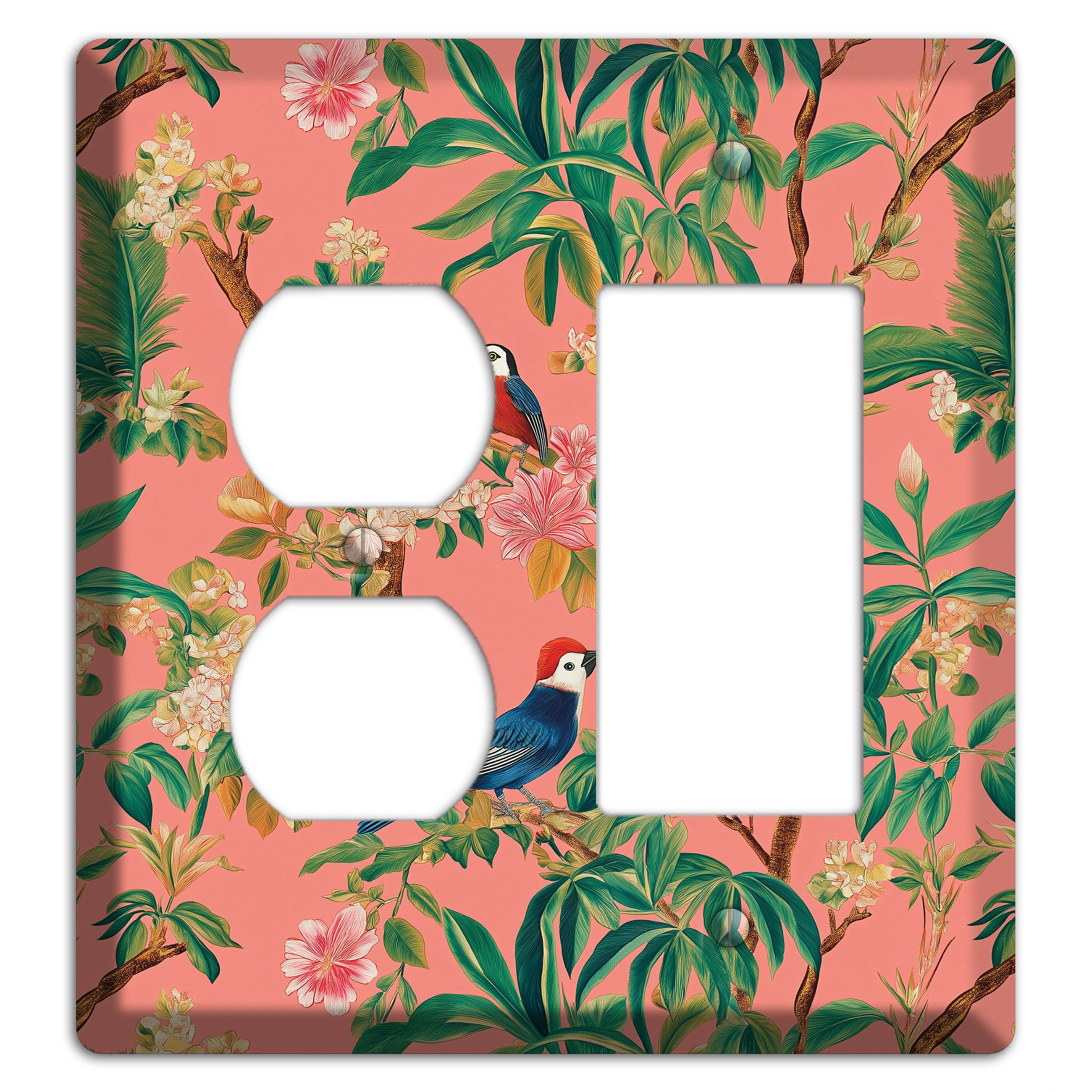 Coral Garden Reverie Duplex / Rocker Wallplate
