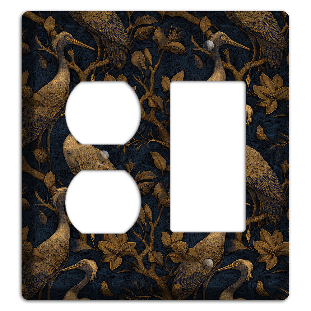 Gilded Heron Dusk Duplex / Rocker Wallplate