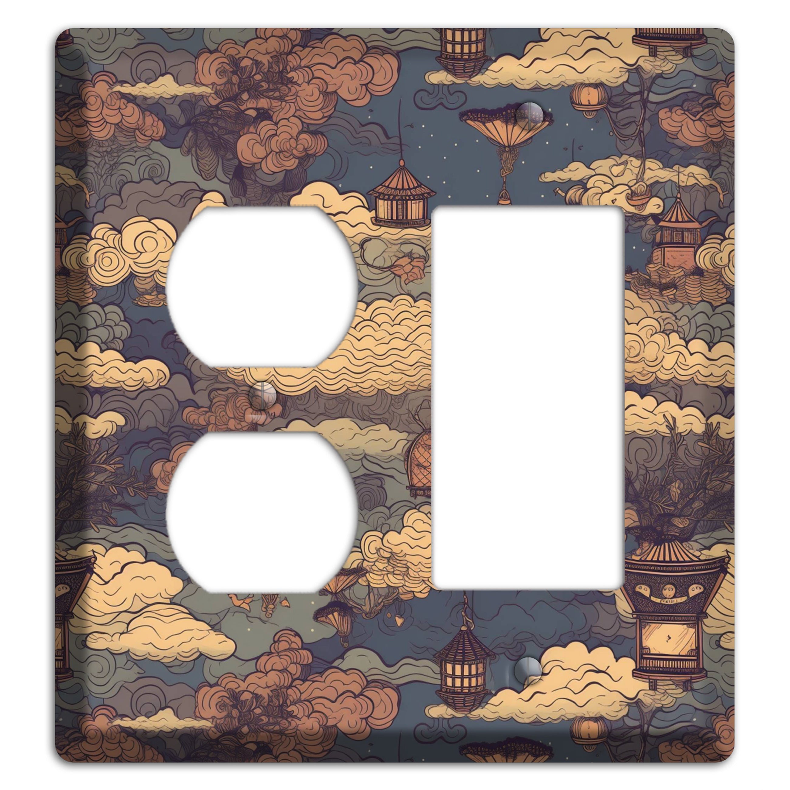 Lantern Sky Realm Duplex / Rocker Wallplate