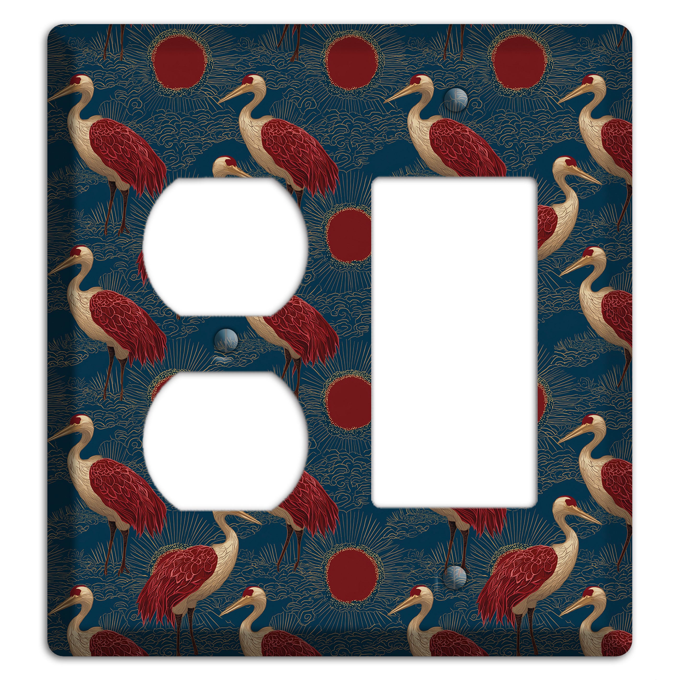 Indigo Sun Vigil Duplex / Rocker Wallplate