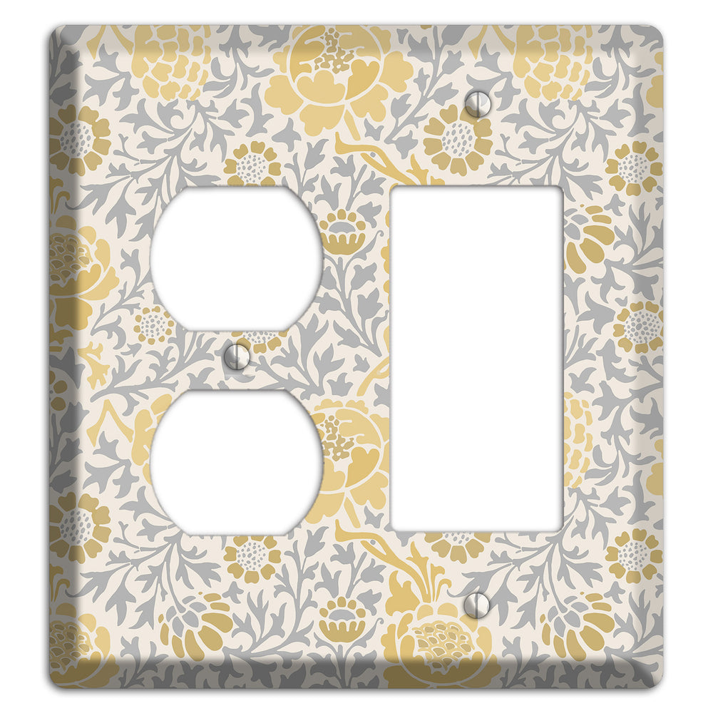 Dandelion Charm Duplex / Rocker Wallplate