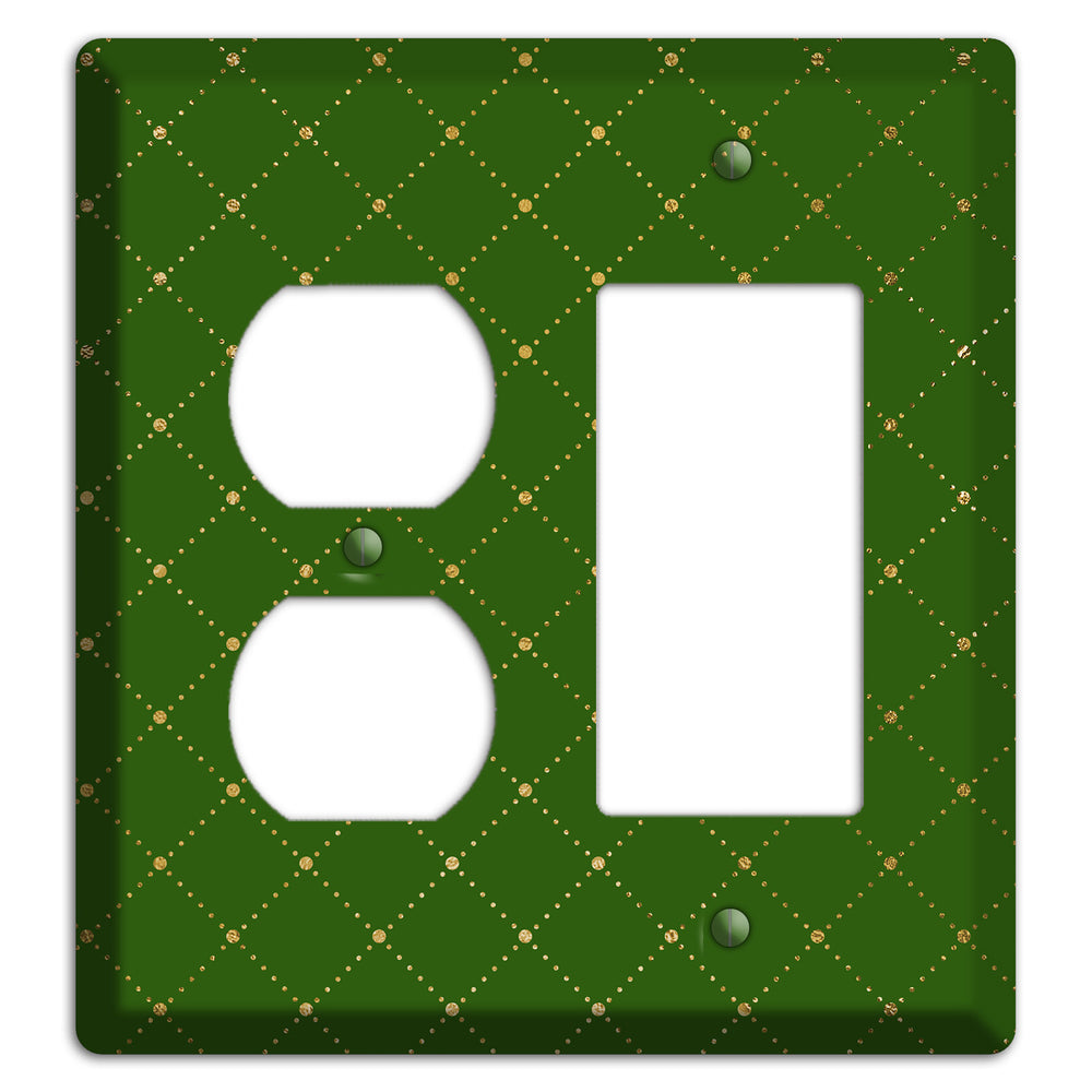 Beaded Lattice Duplex / Rocker Wallplate