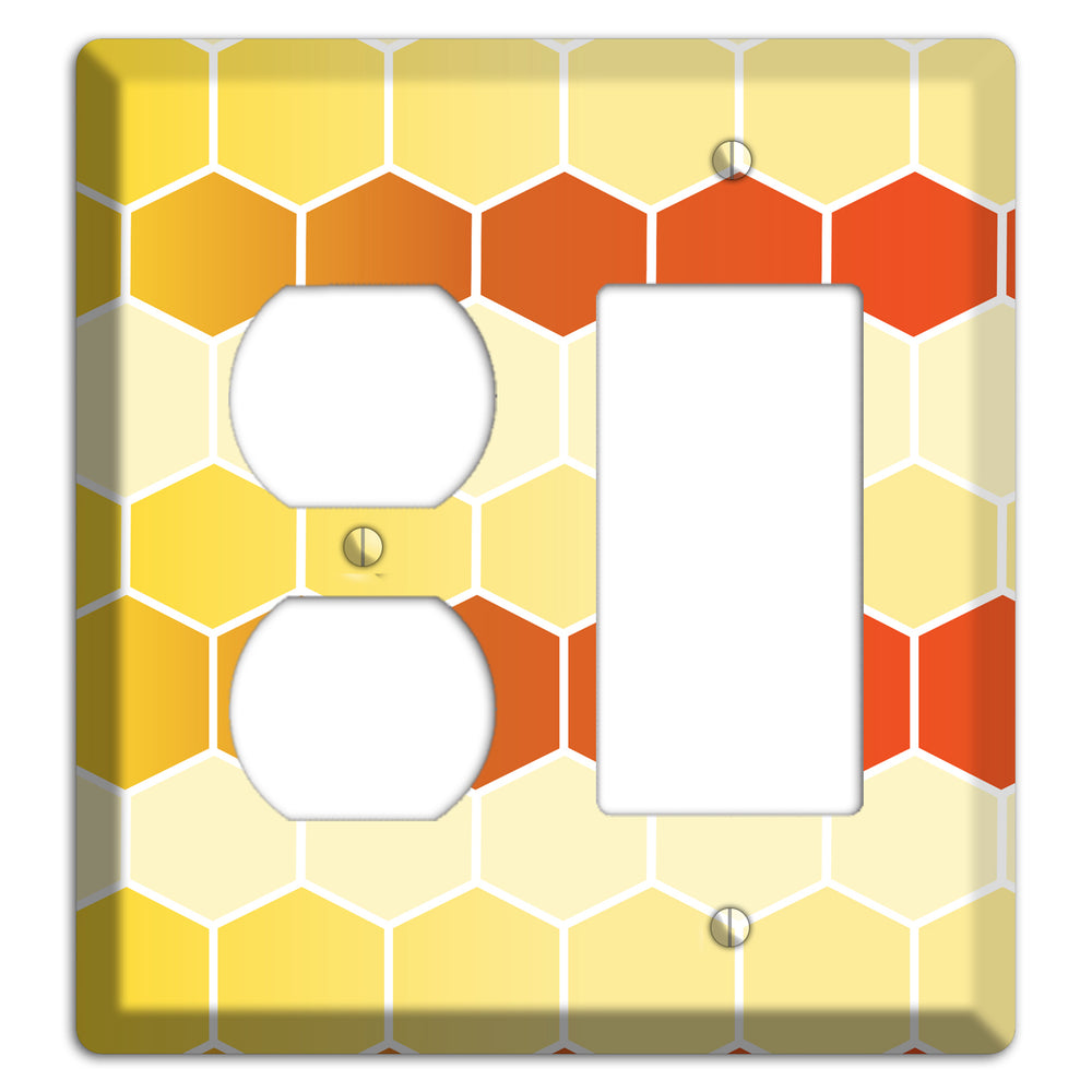Amber Cell Drift Duplex / Rocker Wallplate
