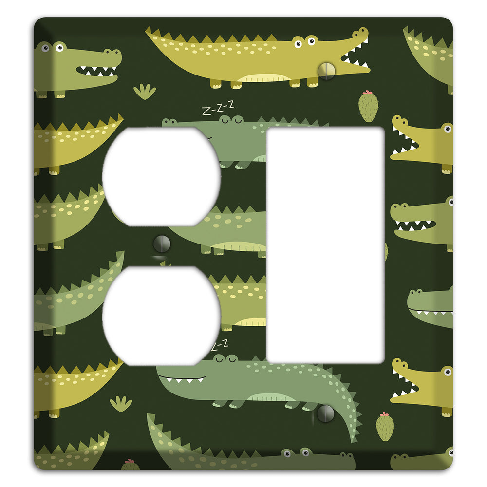 Sleepy Croc Parade Duplex / Rocker Wallplate