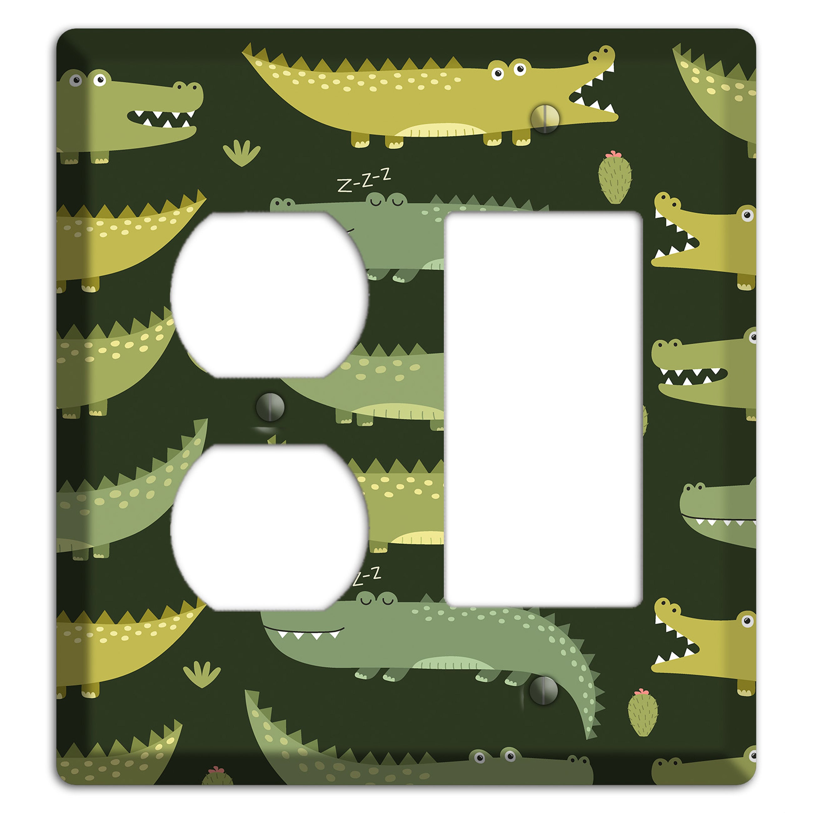 Sleepy Croc Parade Duplex / Rocker Wallplate