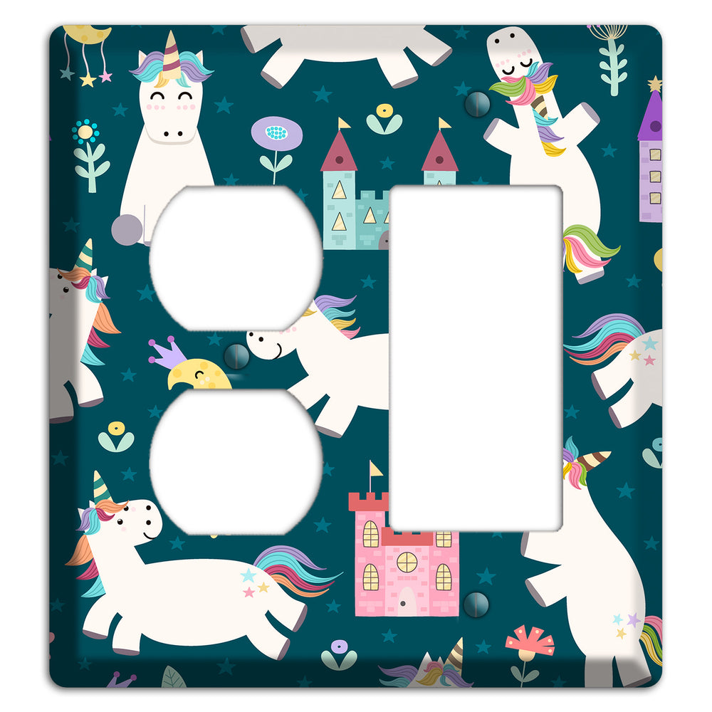 Unicorn Kingdom Duplex / Rocker Wallplate
