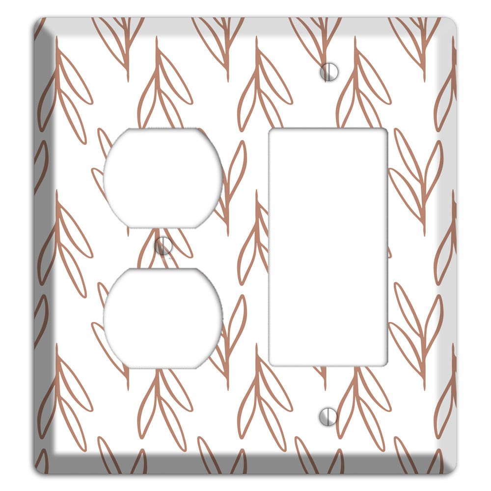 Whisper & Stem Duplex / Rocker Wallplate