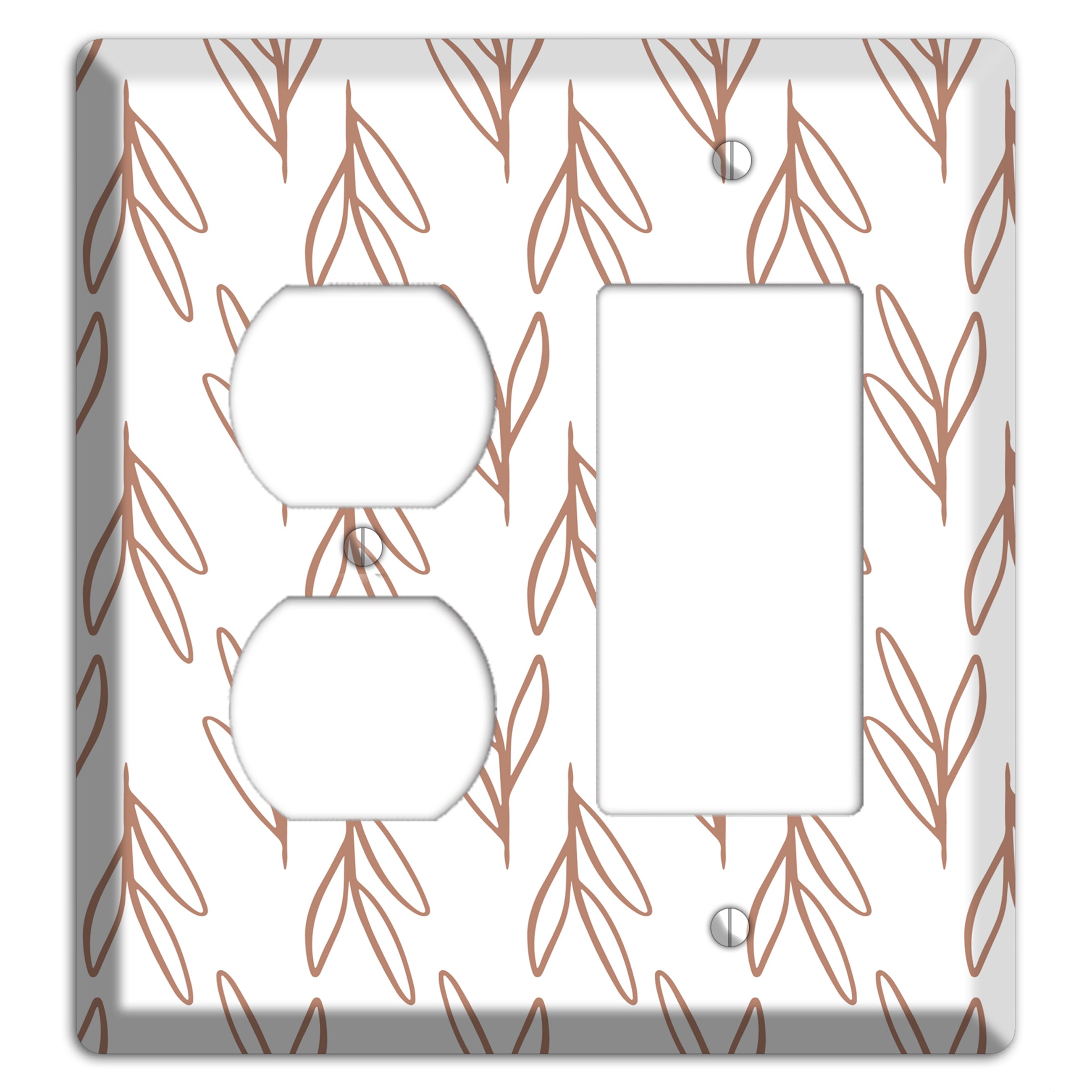 Whisper & Stem Duplex / Rocker Wallplate