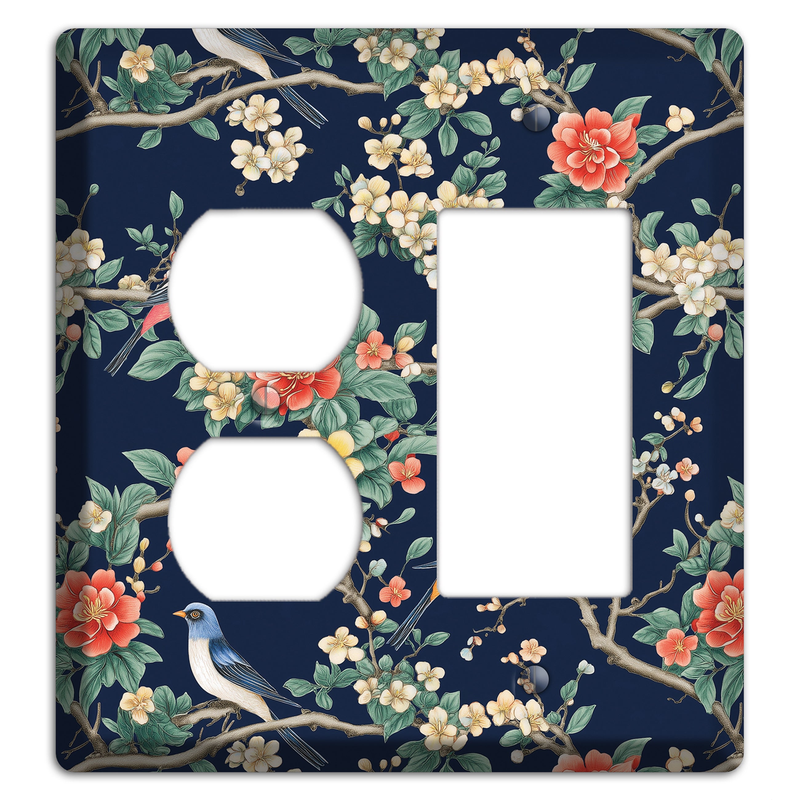 Songbirds & Blossoms Duplex / Rocker Wallplate