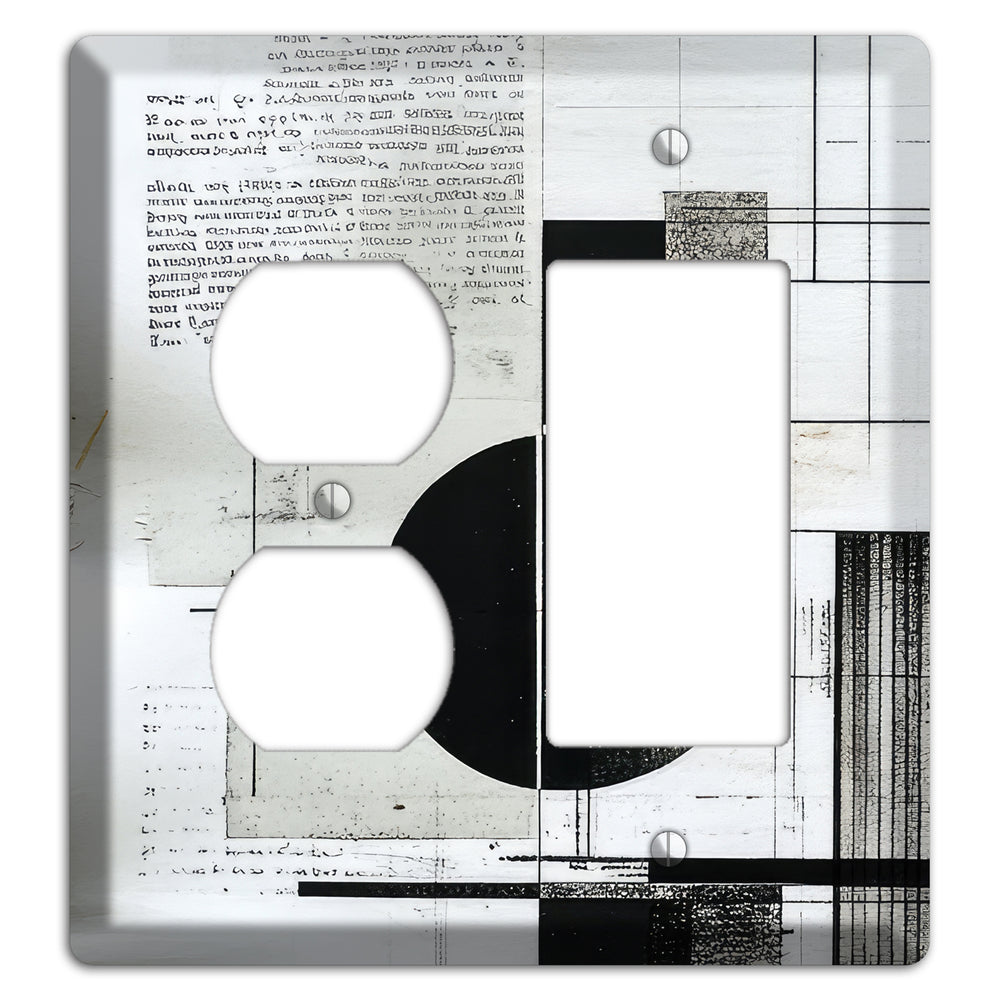Cartographer's Dream Duplex / Rocker Wallplate