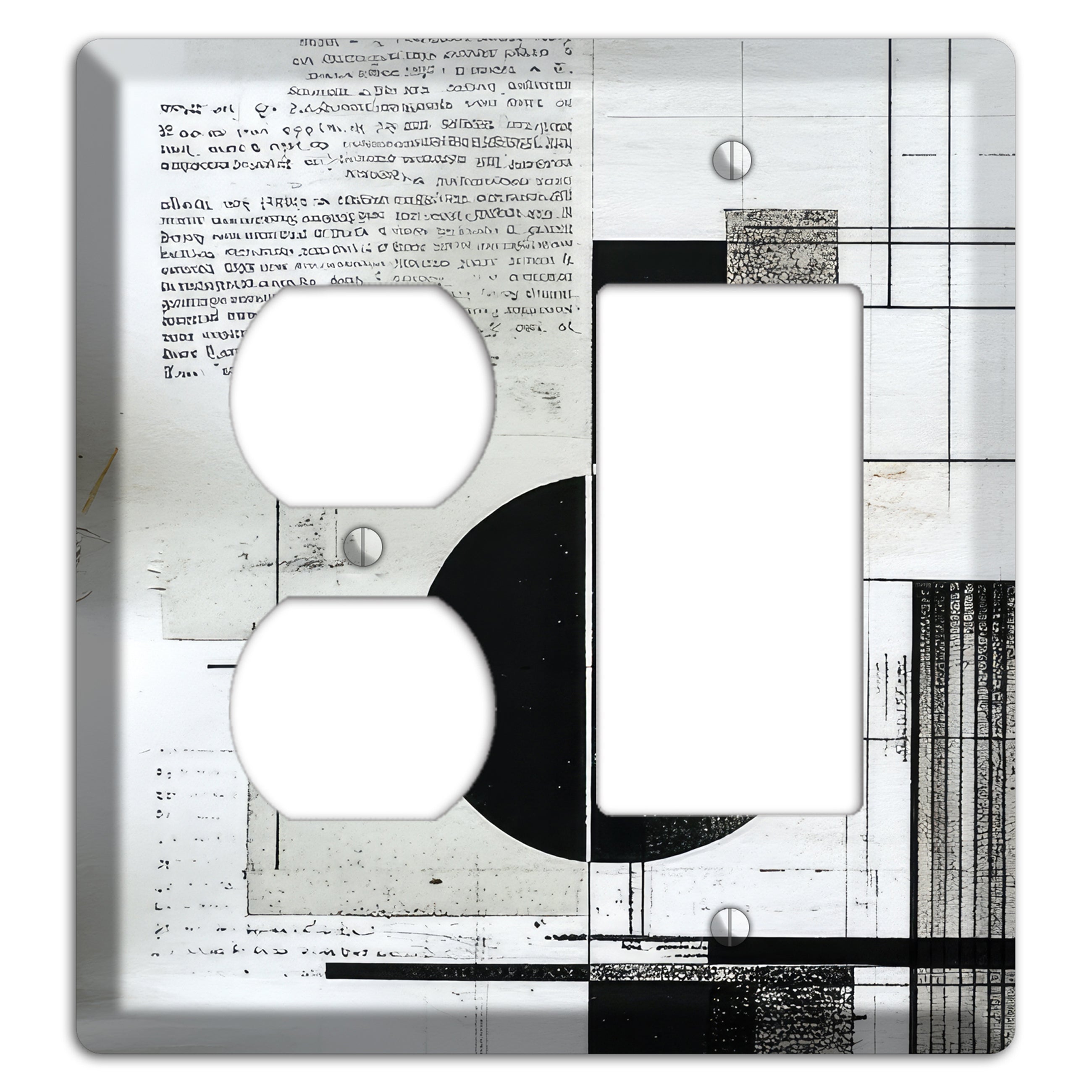 Cartographer's Dream Duplex / Rocker Wallplate