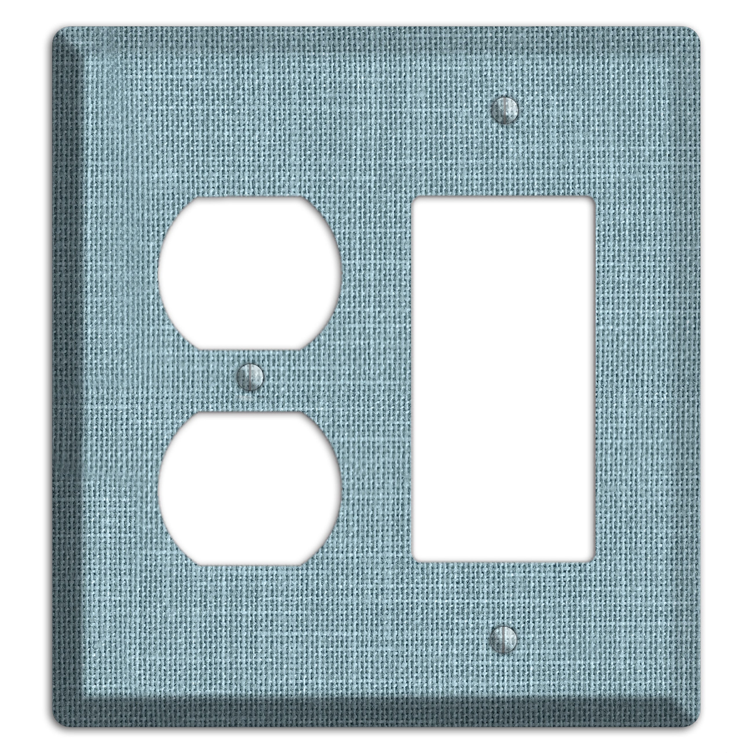 Linen Sky Duplex / Rocker Wallplate