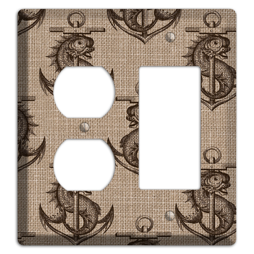 Anchor & Leviathan Duplex / Rocker Wallplate