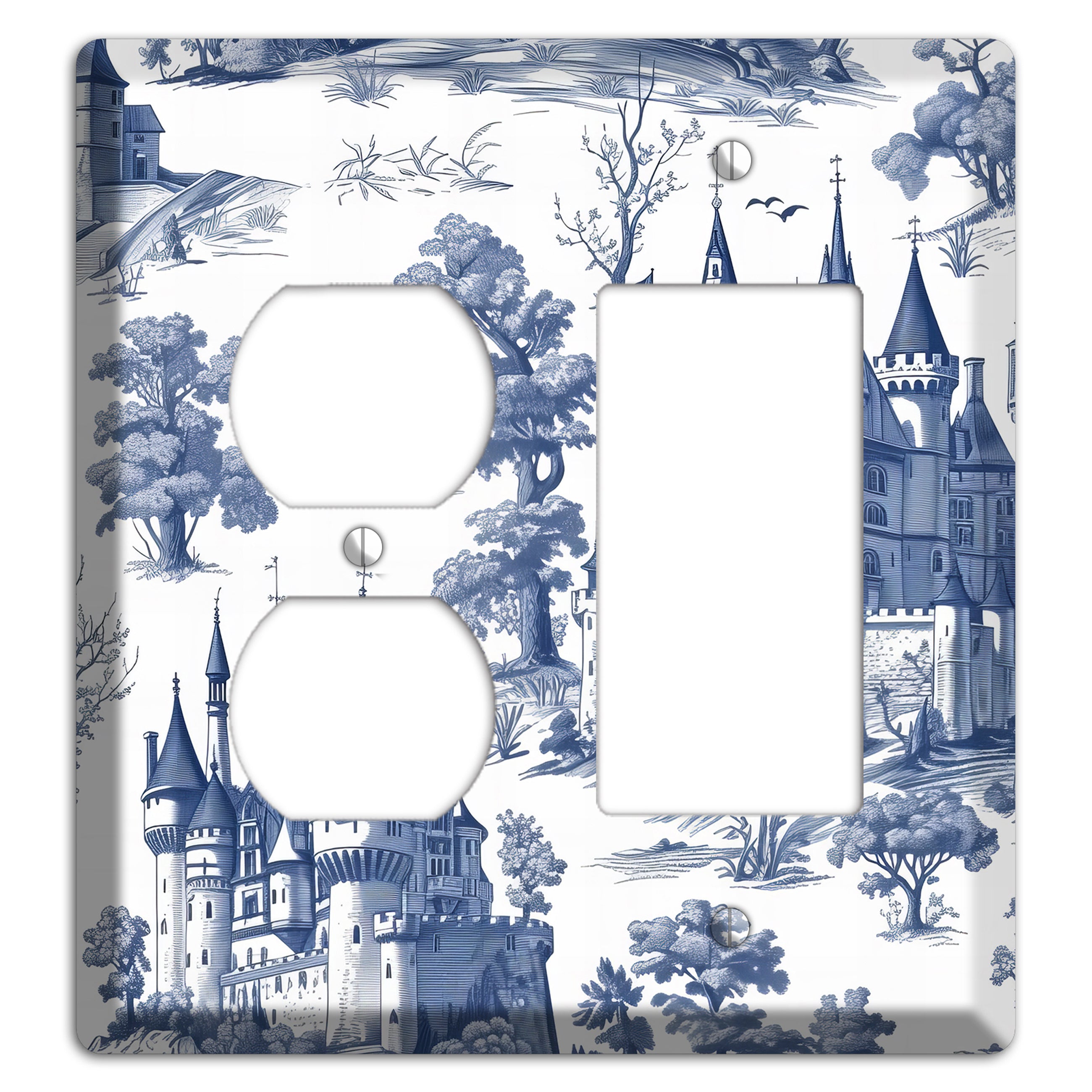 Fortress & Fog Duplex / Rocker Wallplate