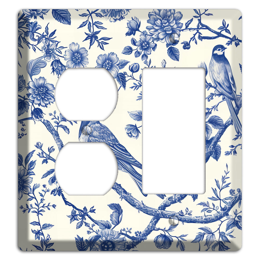 Willow Song Garden Duplex / Rocker Wallplate