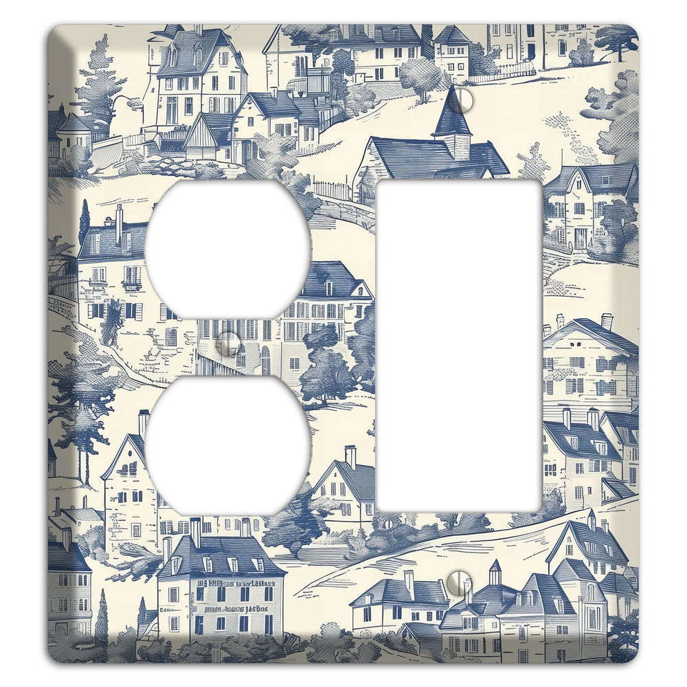 Village Chronicle Duplex / Rocker Wallplate