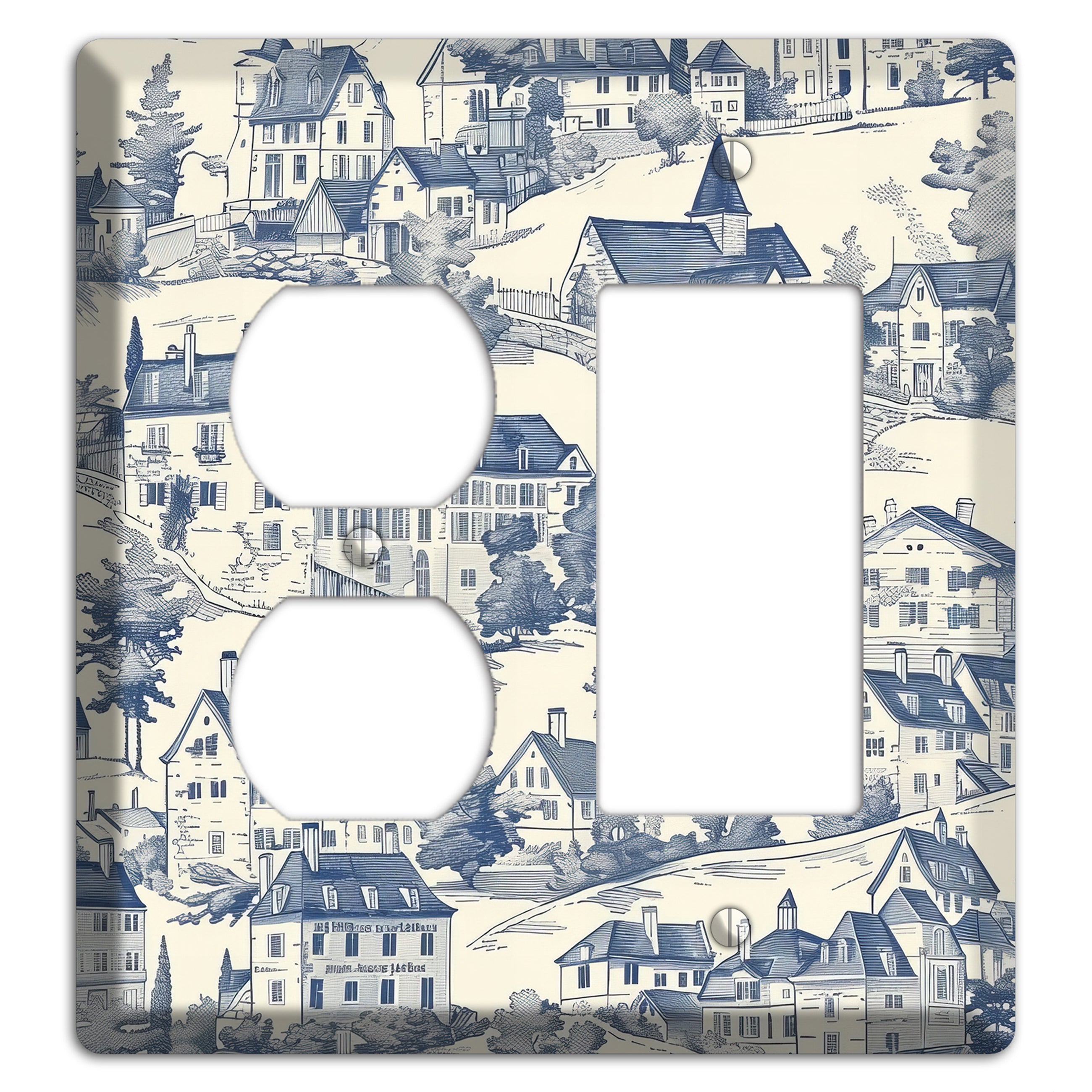 Village Chronicle Duplex / Rocker Wallplate