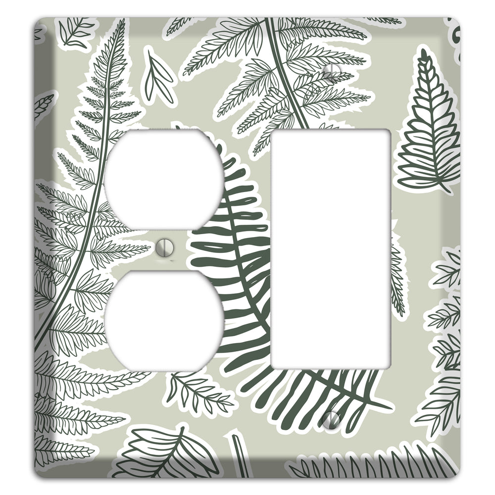 Forest Floor Scatter Duplex / Rocker Wallplate