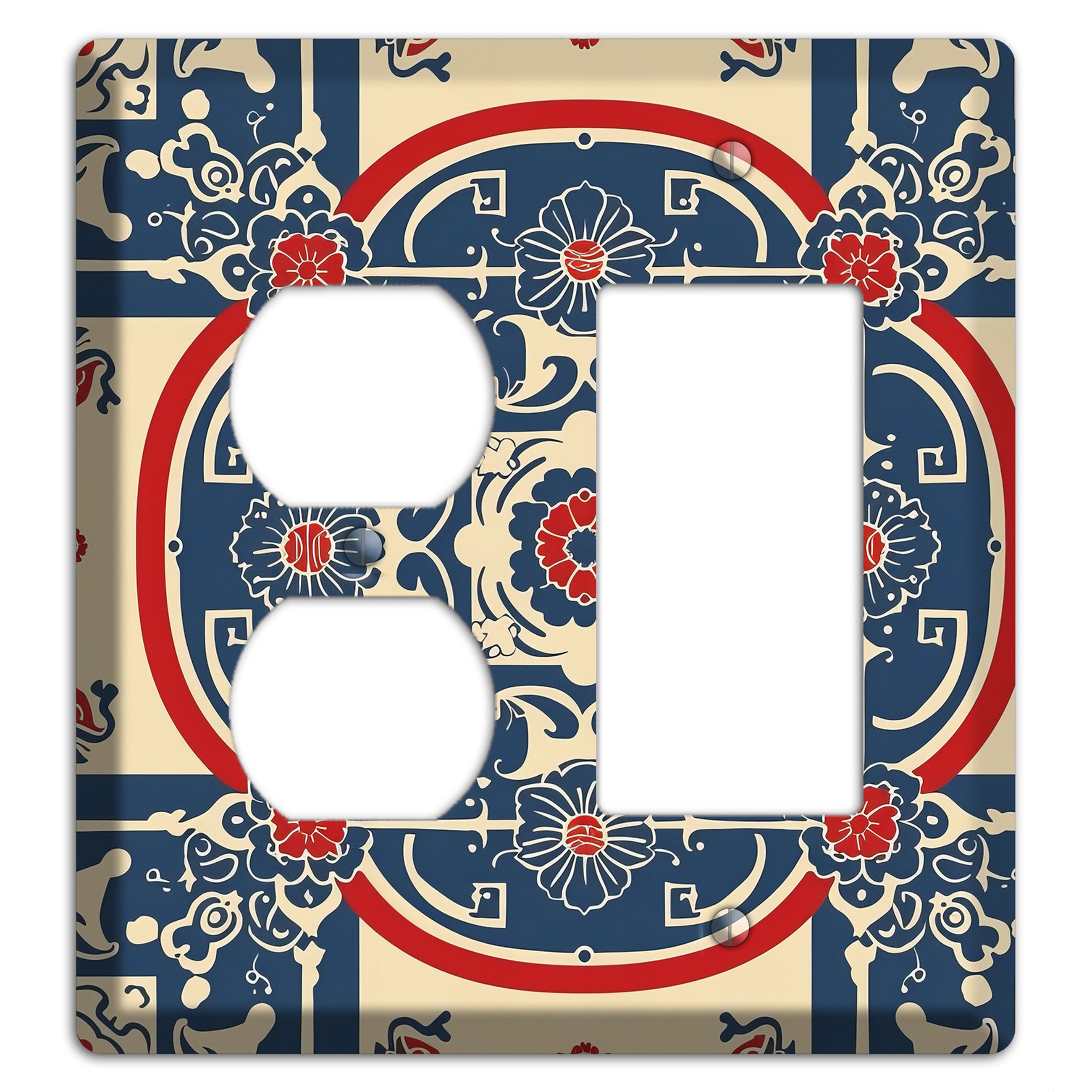 Imperial Medallion Court Duplex / Rocker Wallplate