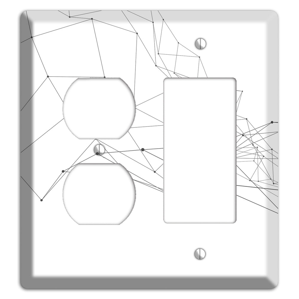 Gossamer Transit Map Duplex / Rocker Wallplate