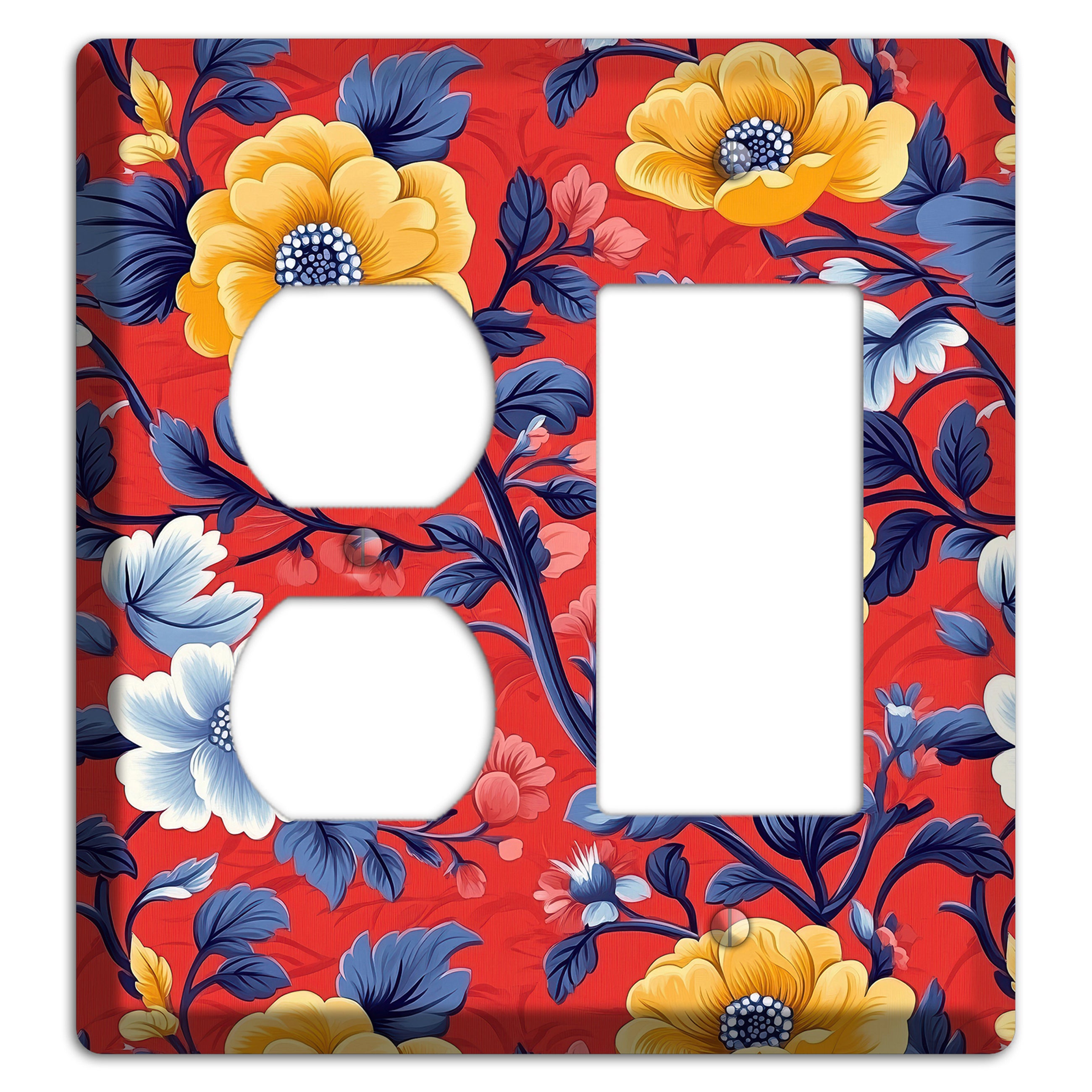 Scarlet Garden Reverie Duplex / Rocker Wallplate