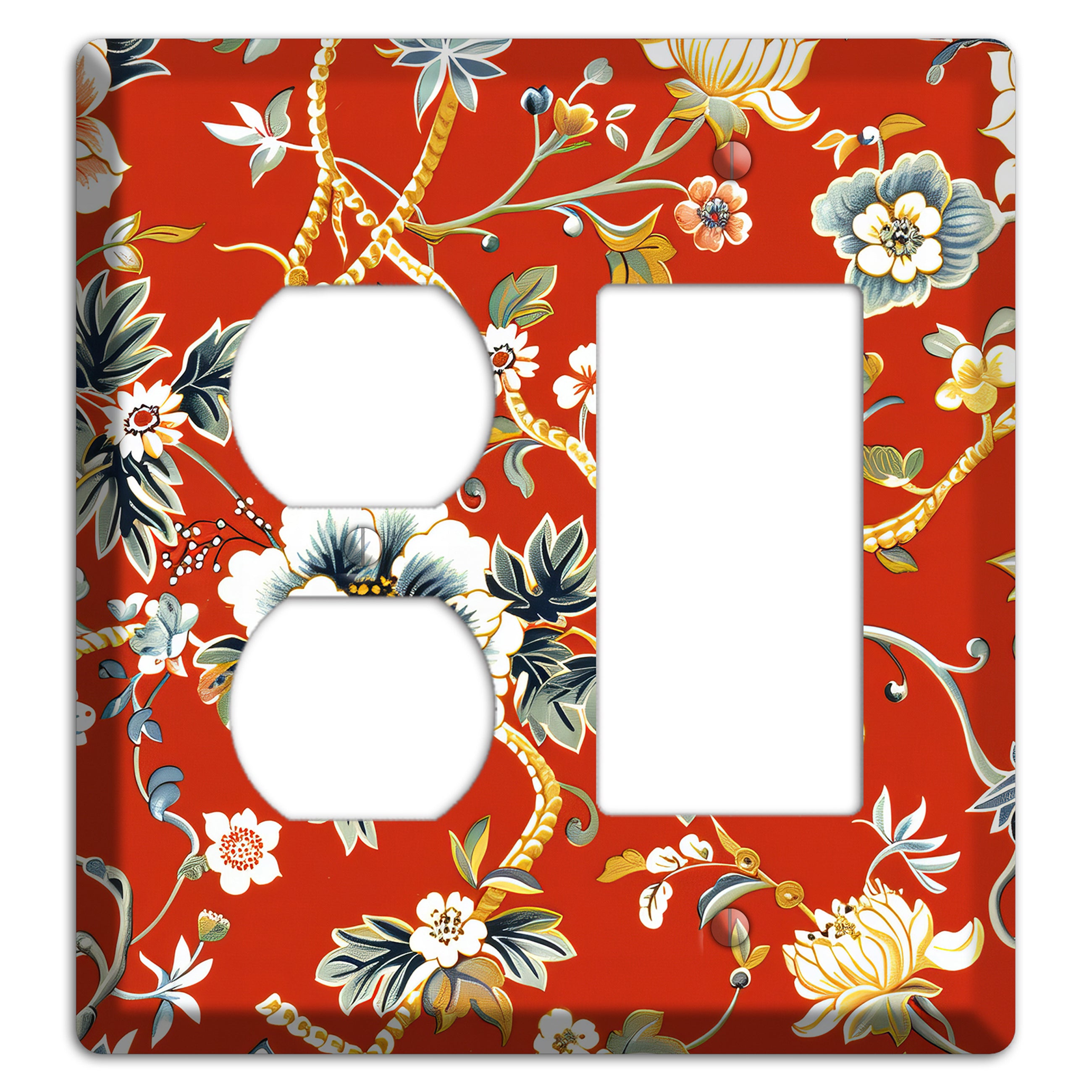 Crimson Garden Reverie Duplex / Rocker Wallplate