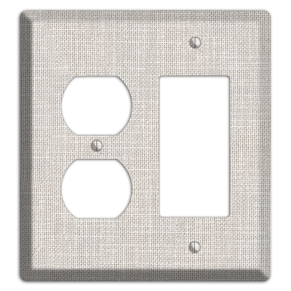 Linen Drift Duplex / Rocker Wallplate