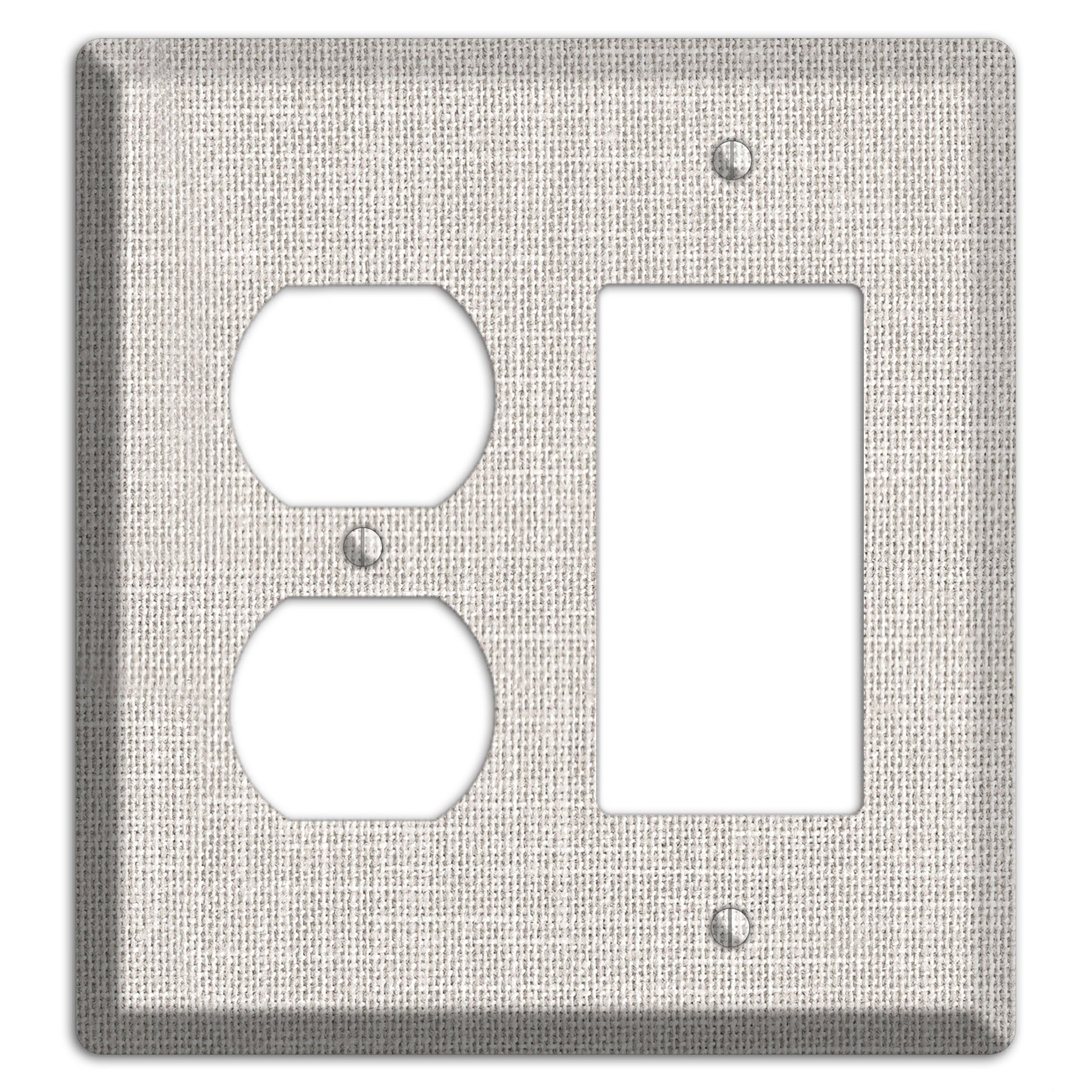 Linen Drift Duplex / Rocker Wallplate