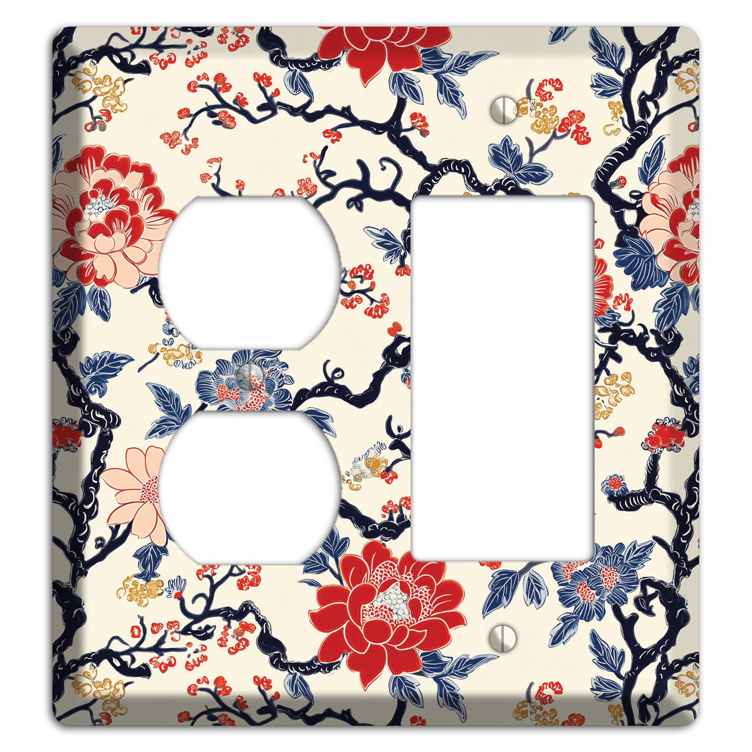 Crimson Branch Reverie Duplex / Rocker Wallplate
