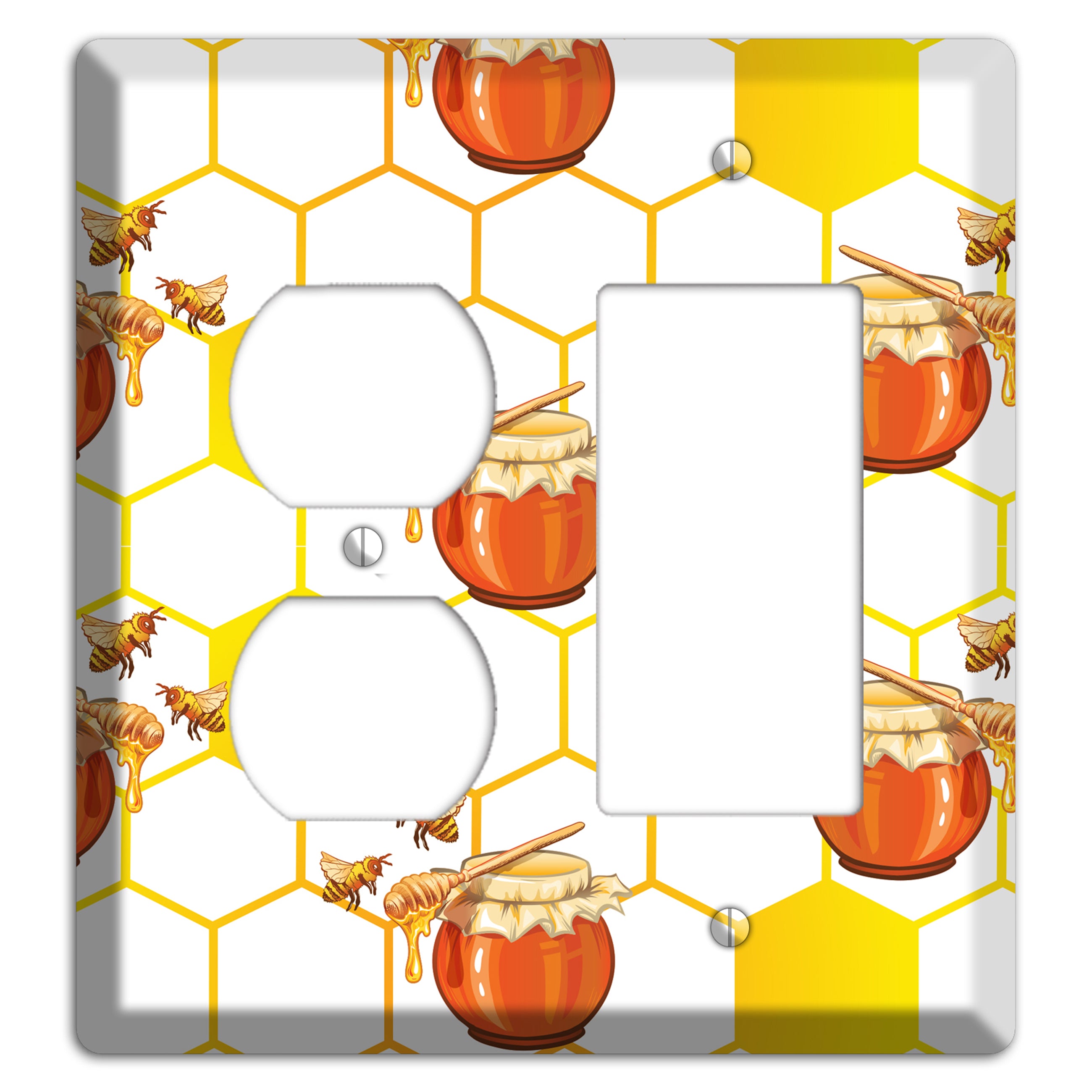 Honeypot Reverie Duplex / Rocker Wallplate