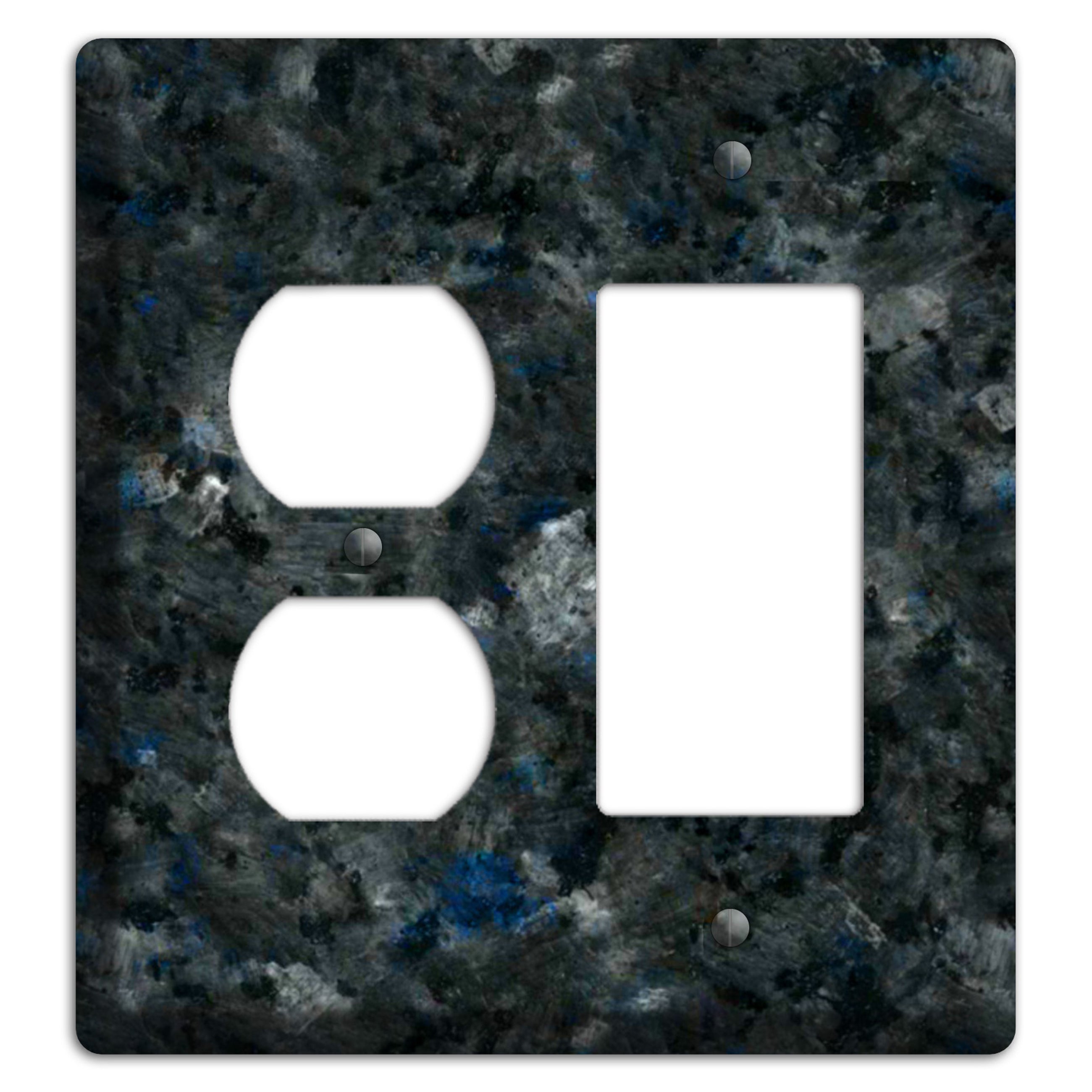 Blue Pearl GT Granite Duplex / Rocker Wallplate