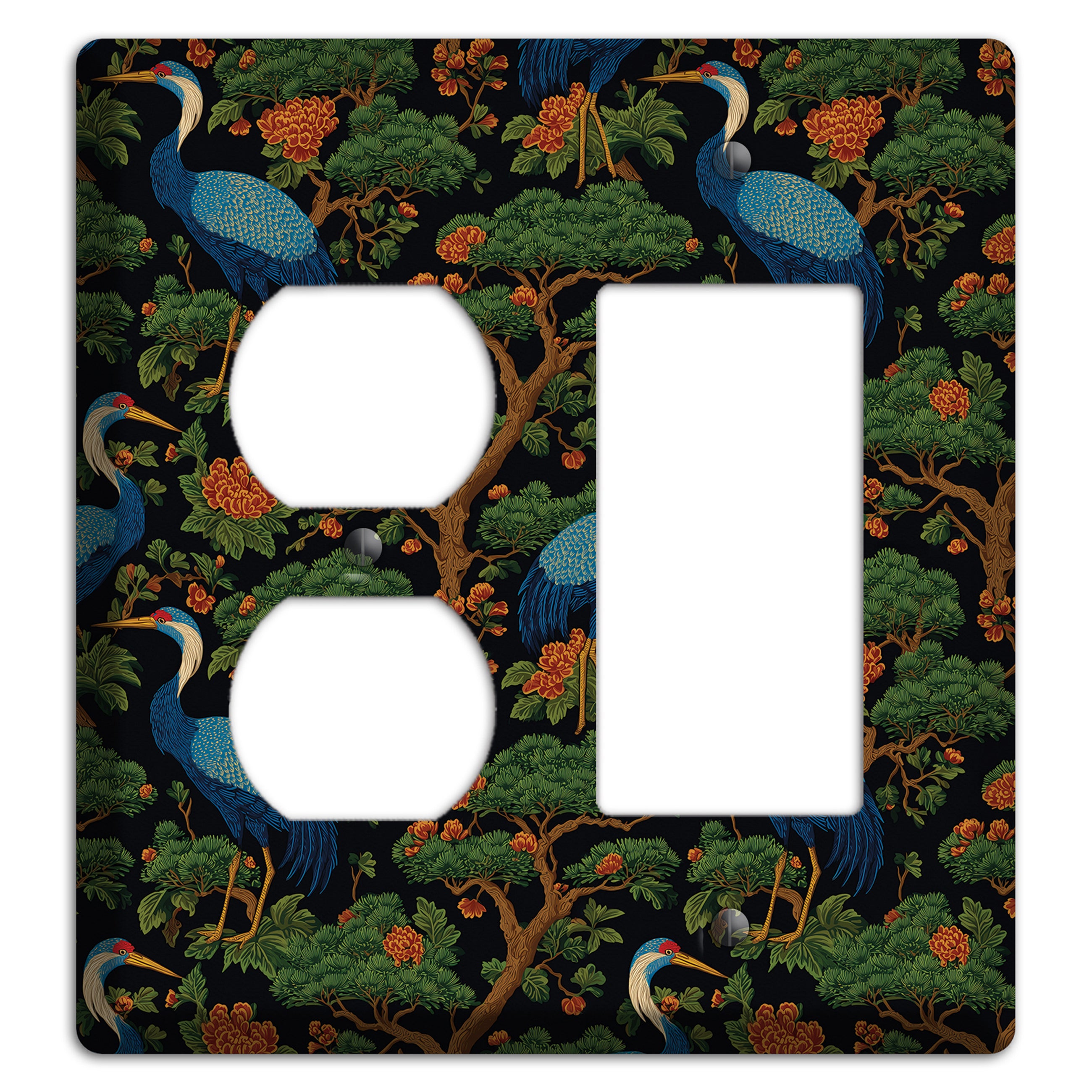 Cobalt Pine Vigil Duplex / Rocker Wallplate