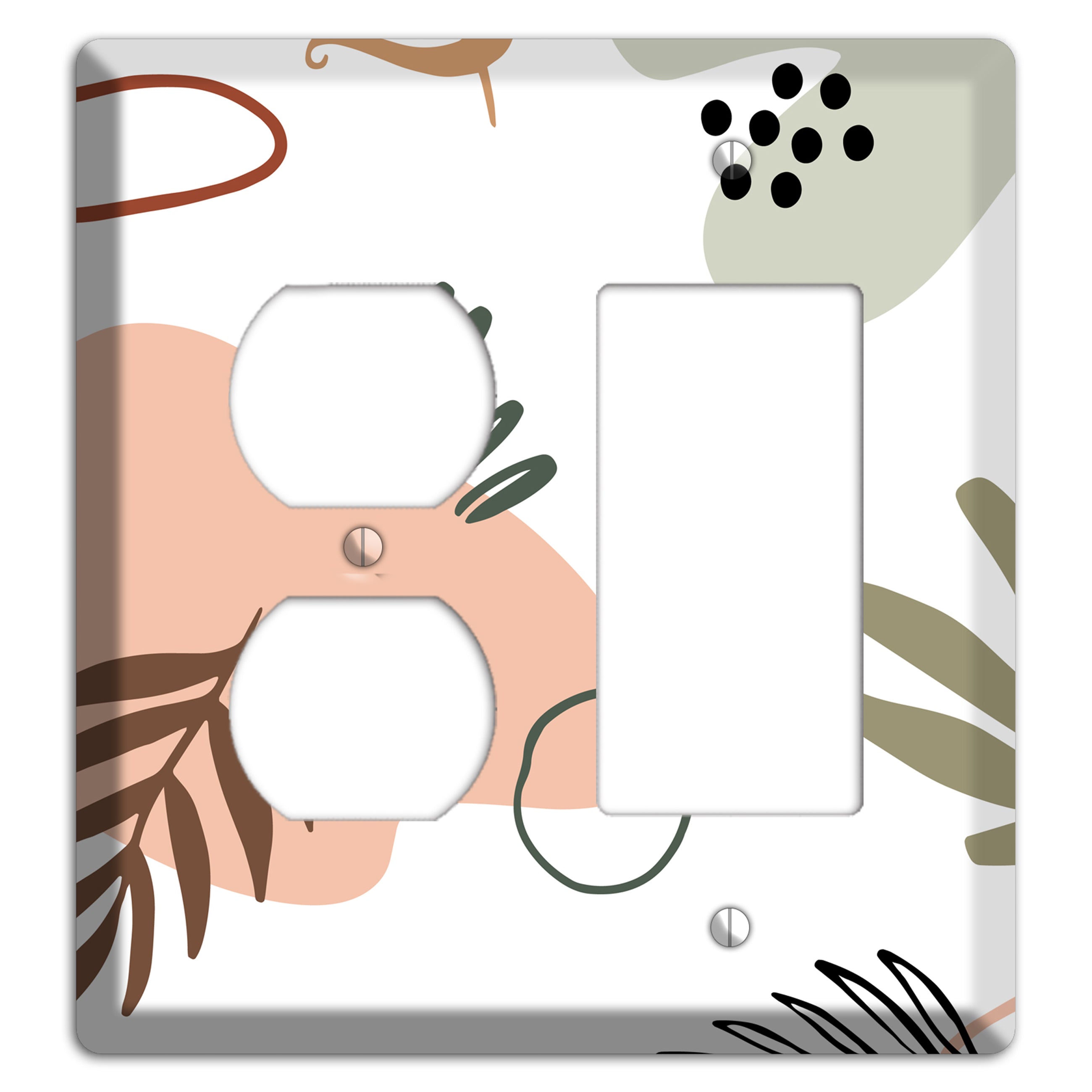 Botanical Scatter Duplex / Rocker Wallplate