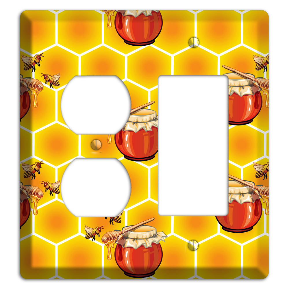 Harvest Season Repeating Duplex / Rocker Wallplate