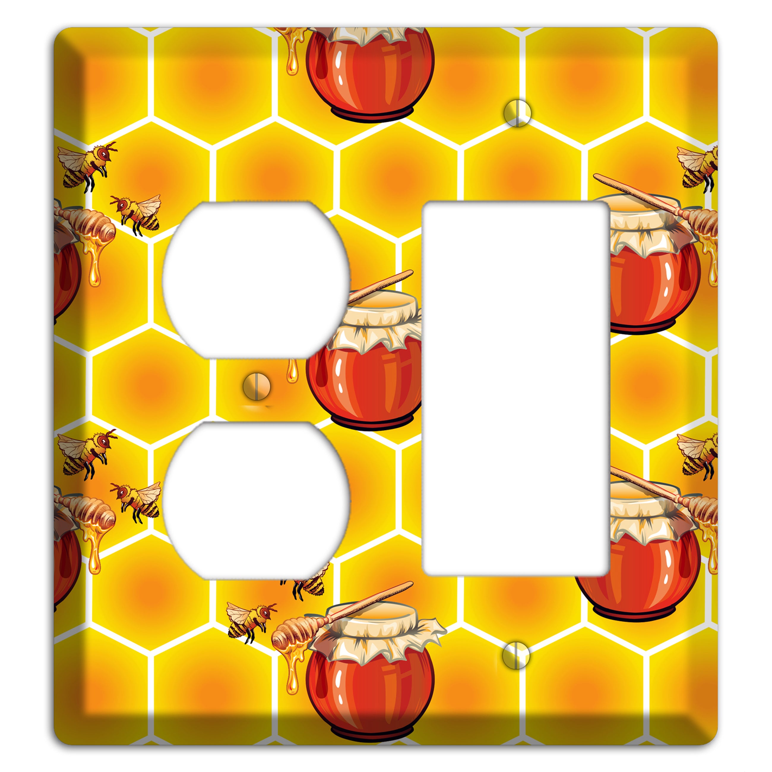 Harvest Season Repeating Duplex / Rocker Wallplate