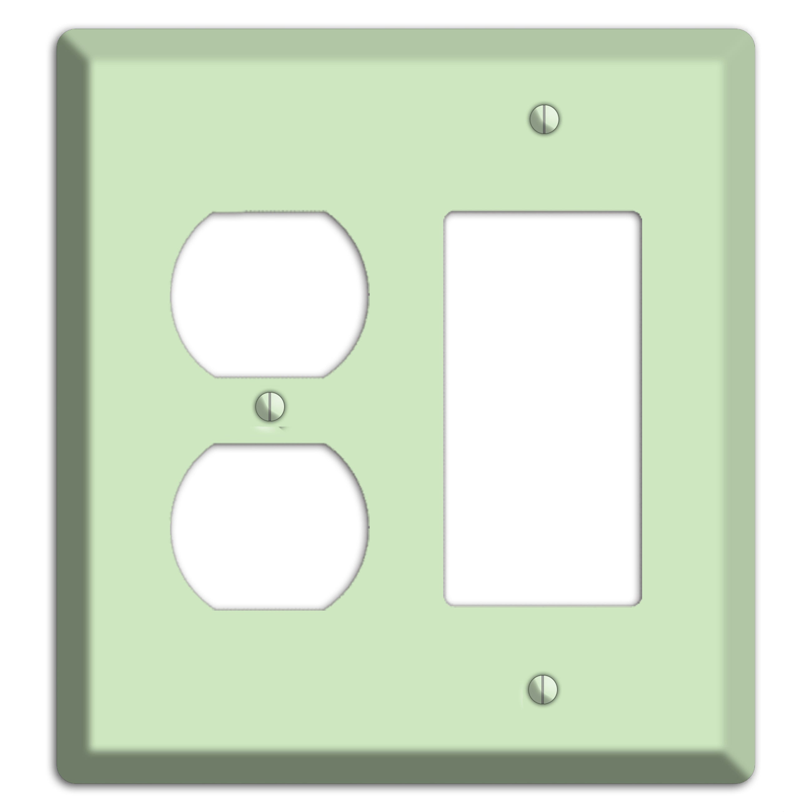 Baxter Mint Duplex / Rocker Wallplate
