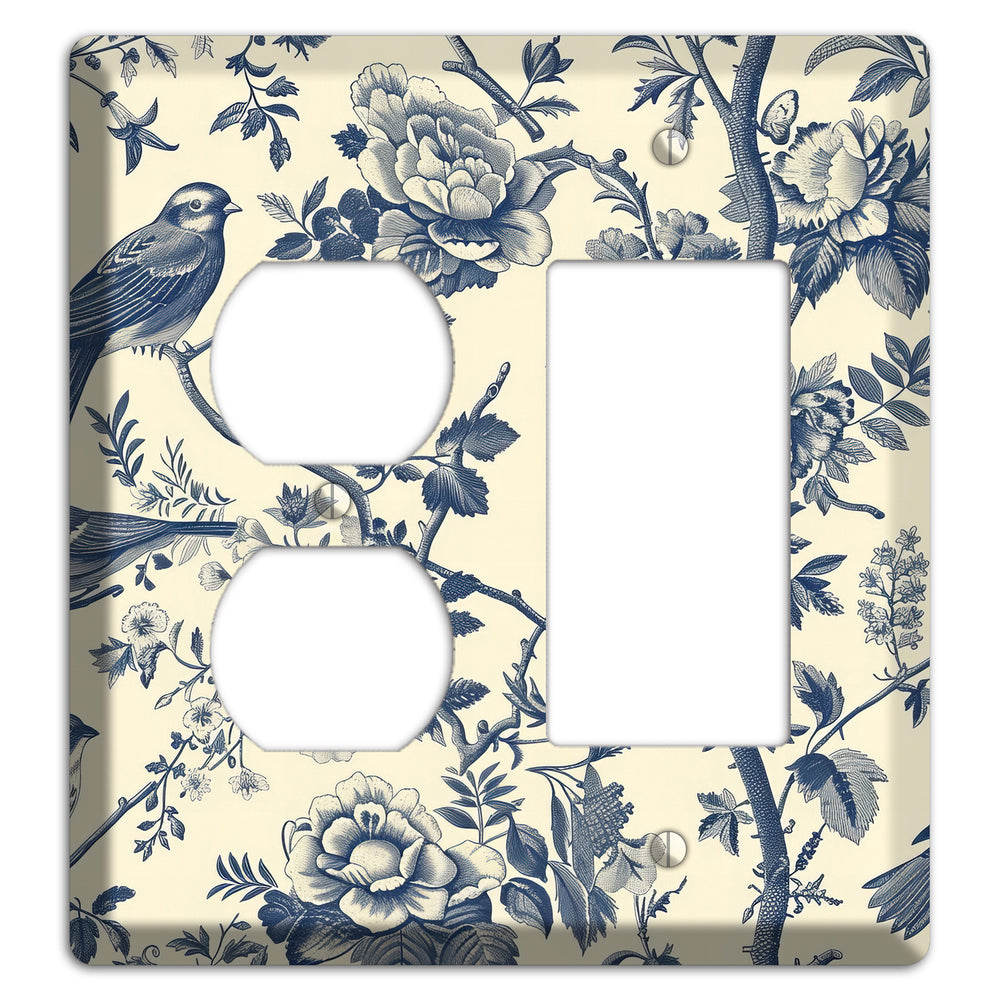 Garden Reverie Duplex / Rocker Wallplate