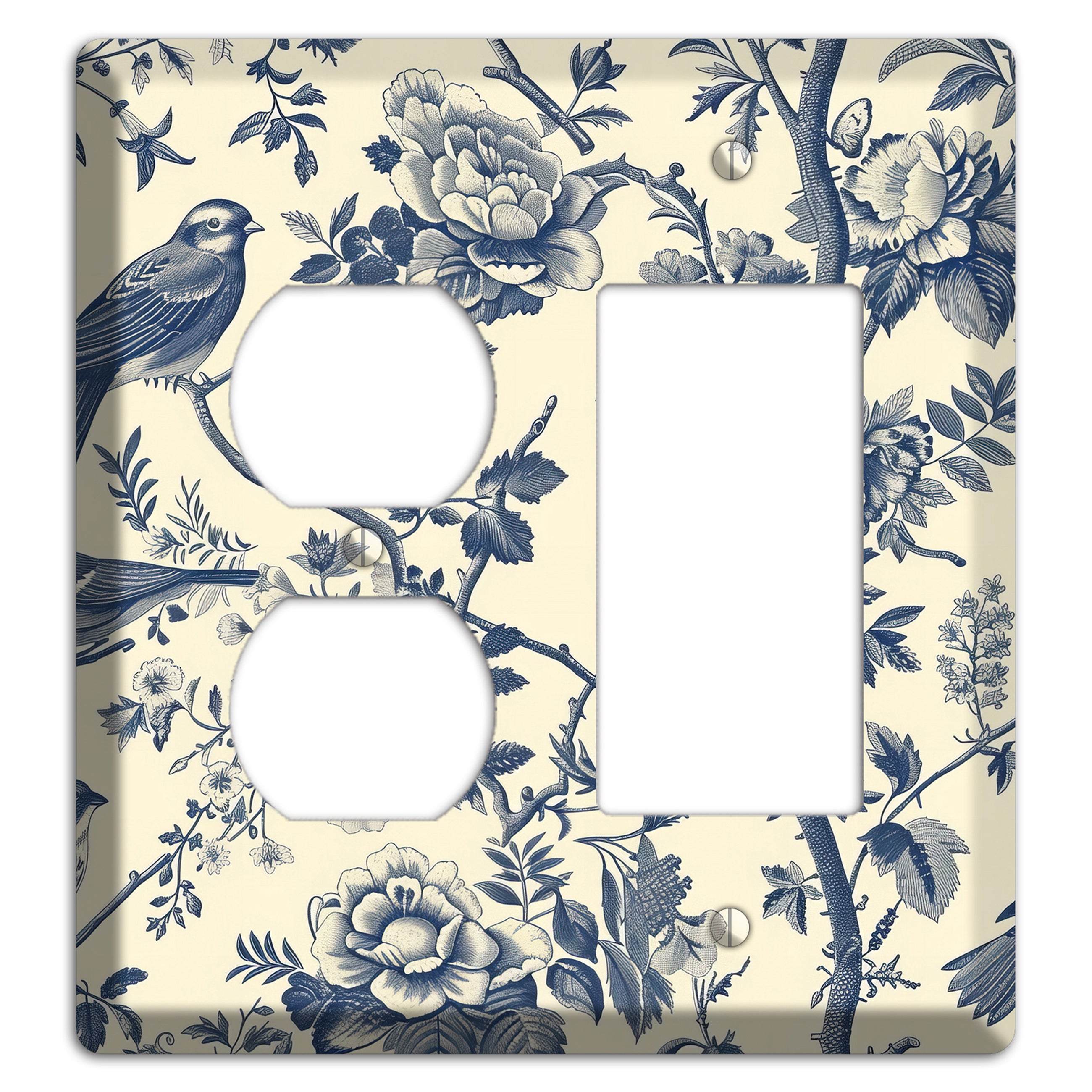 Garden Reverie Duplex / Rocker Wallplate