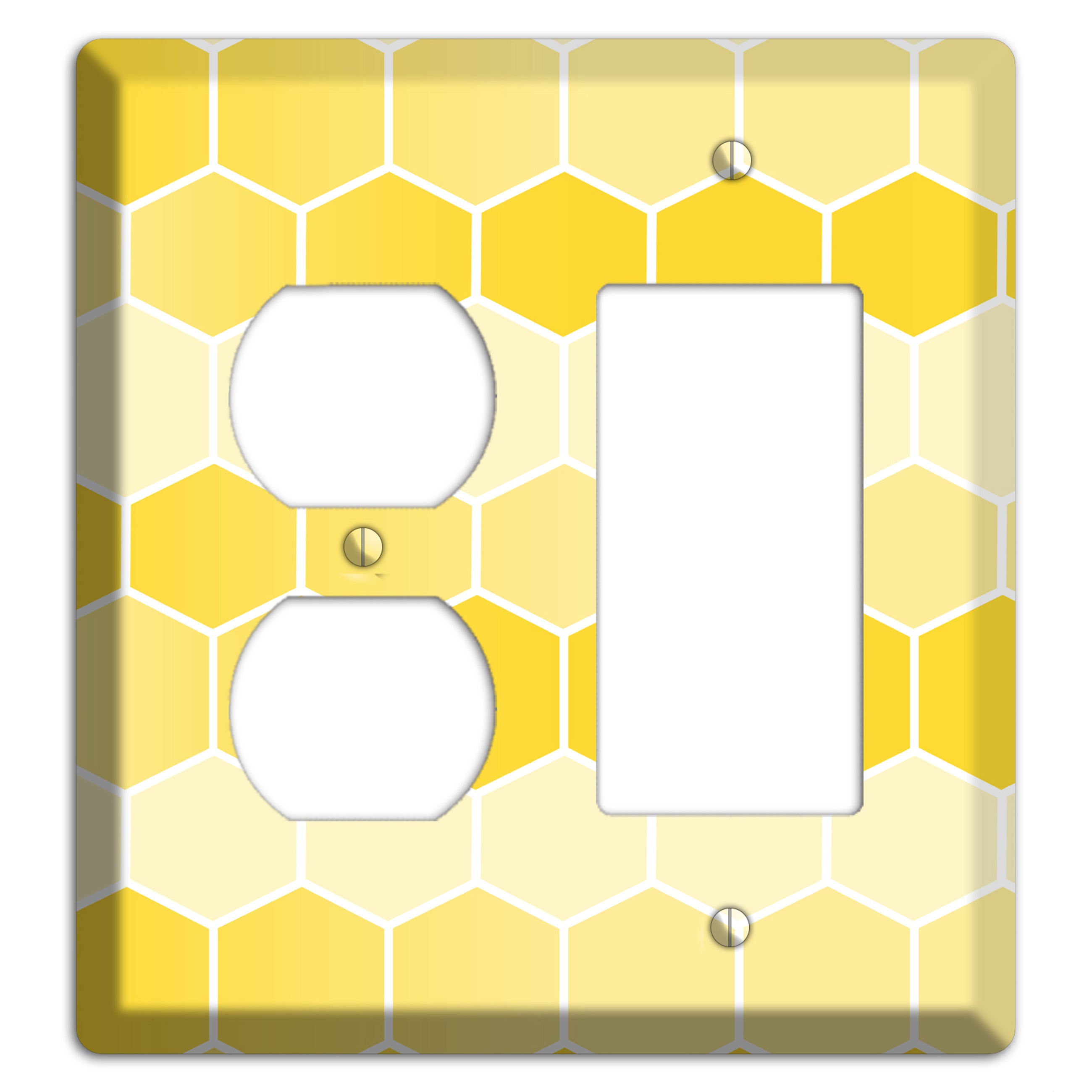 Golden Comb Drift Duplex / Rocker Wallplate