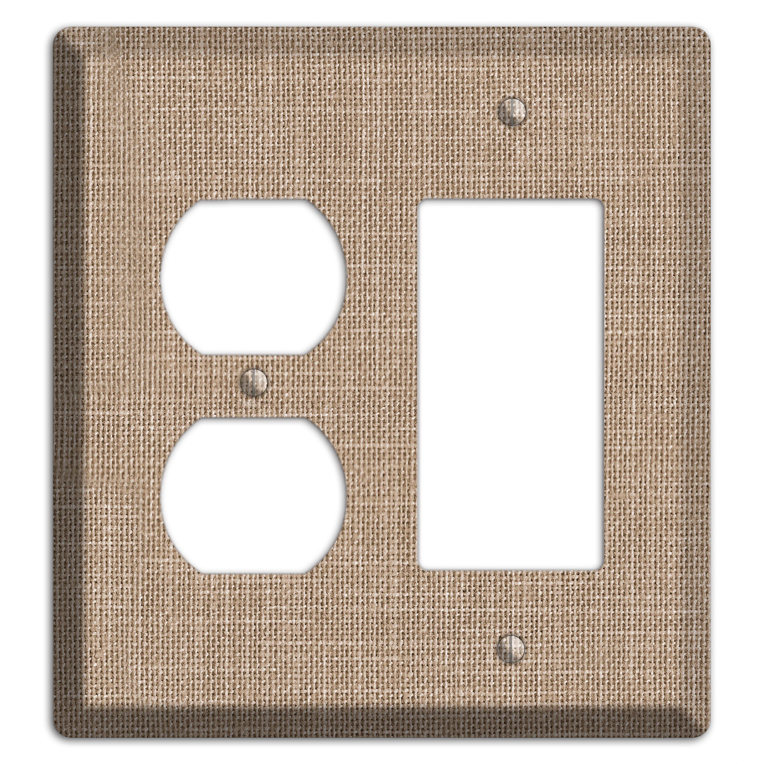 Linen Shore Duplex / Rocker Wallplate