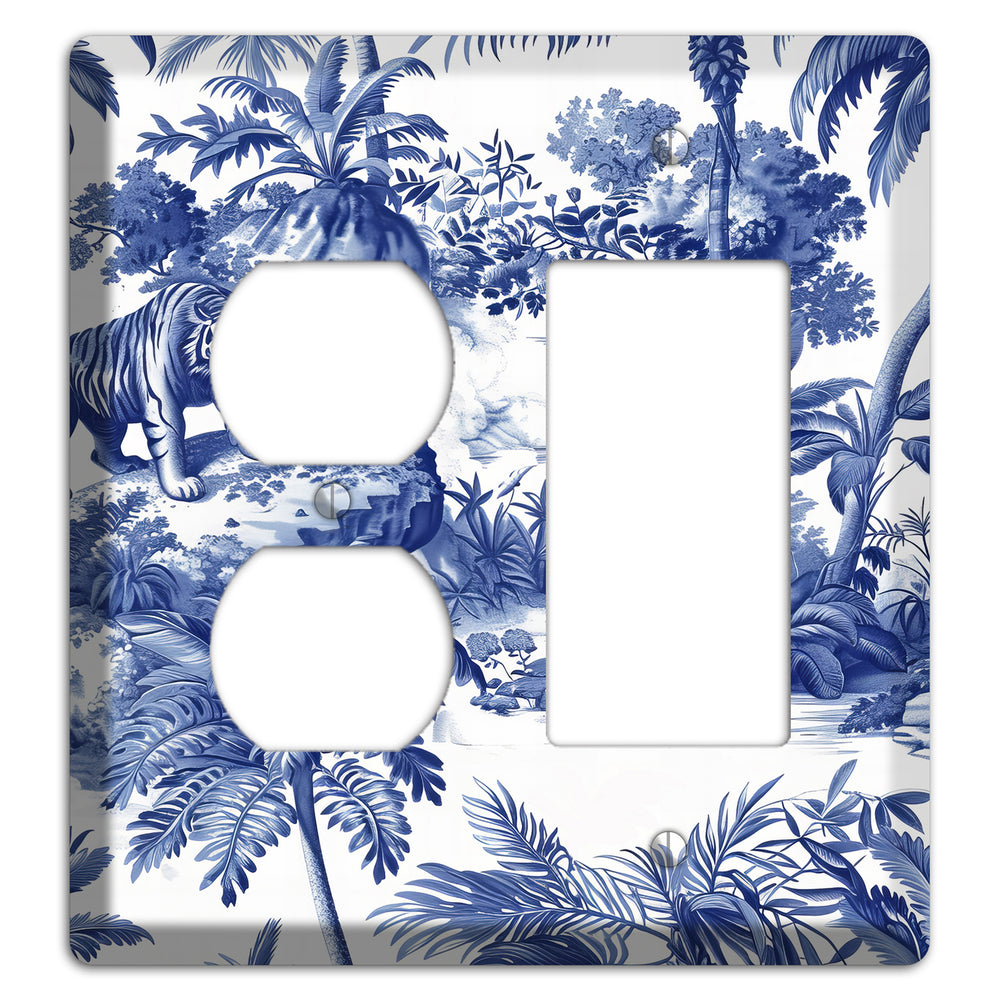 Bengal & Palm Duplex / Rocker Wallplate