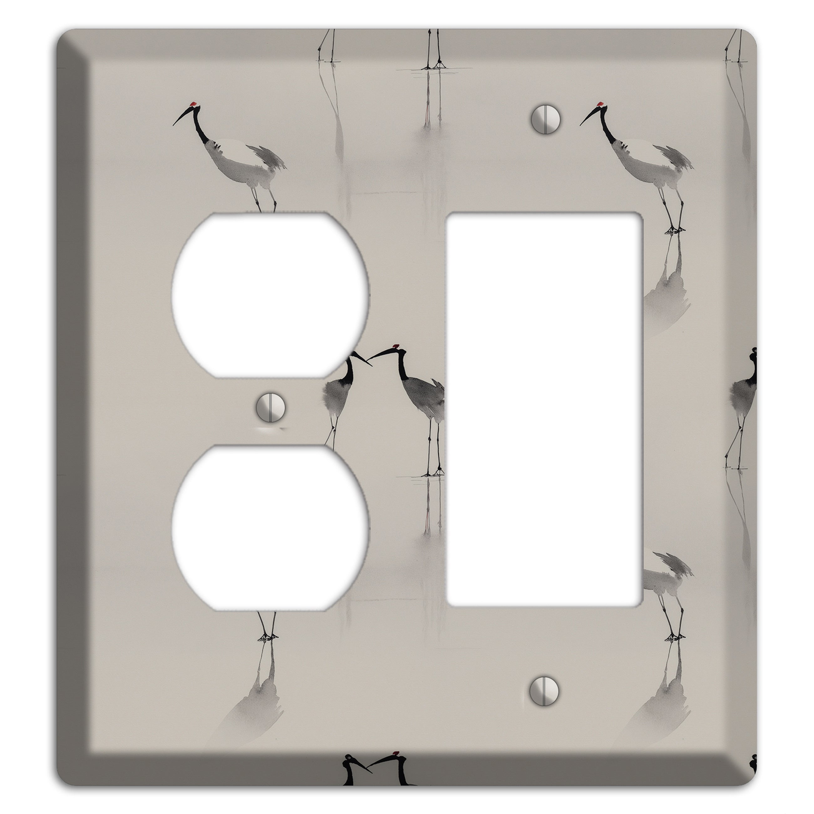 Mist & Mirror Vigil Duplex / Rocker Wallplate