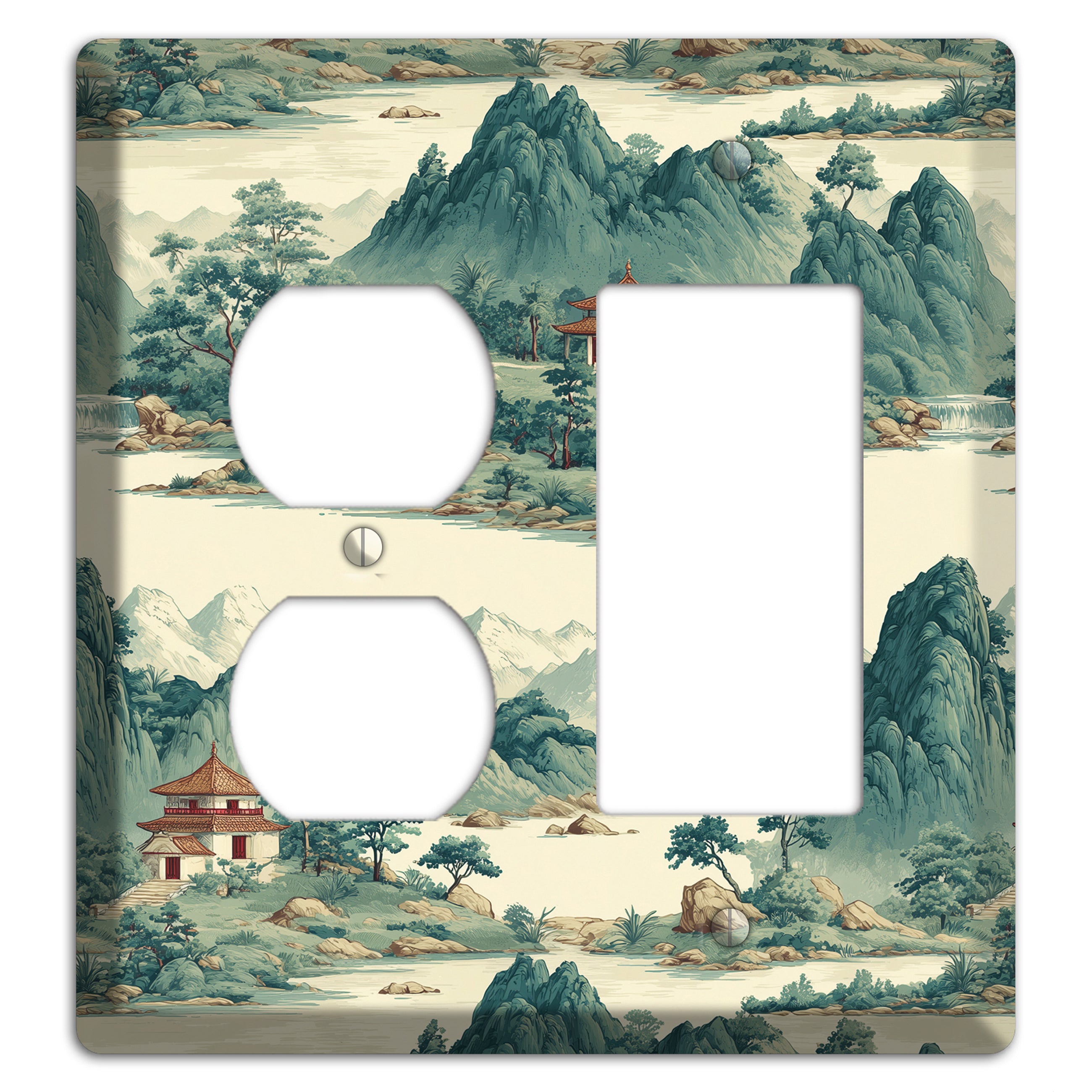Mist & Pavilion Duplex / Rocker Wallplate