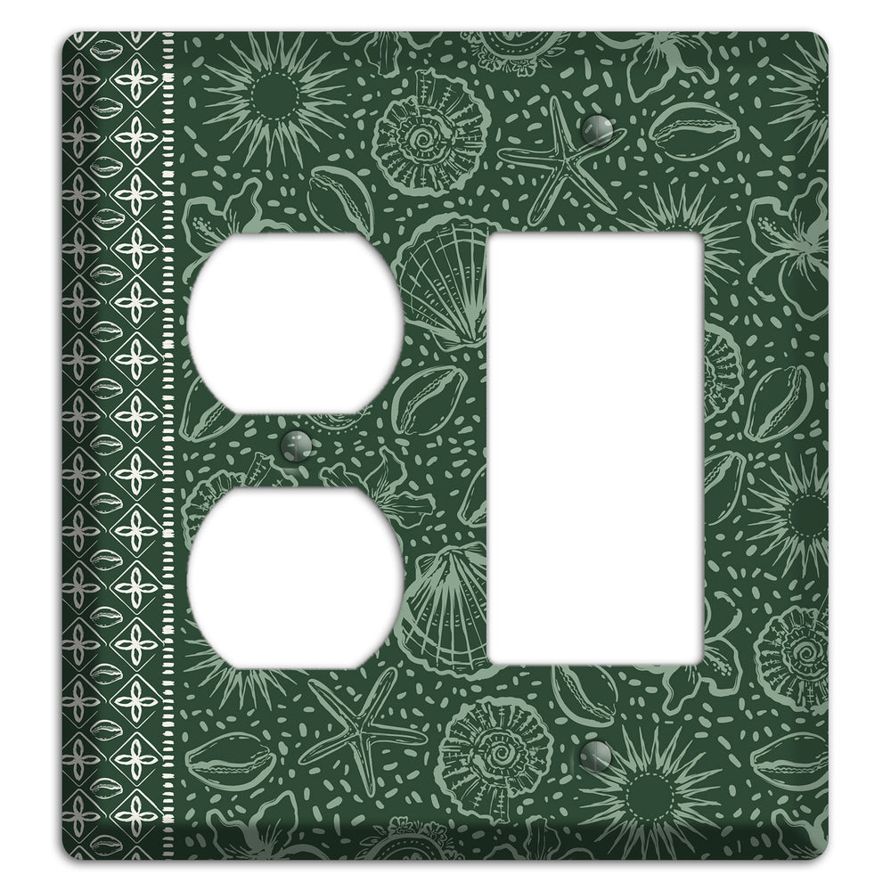 Emerald Tide Reliquary Duplex / Rocker Wallplate